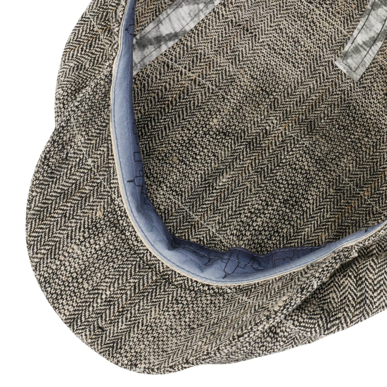 Driver Cap Linen/Silk Herringbone - JJ Hat Center ®