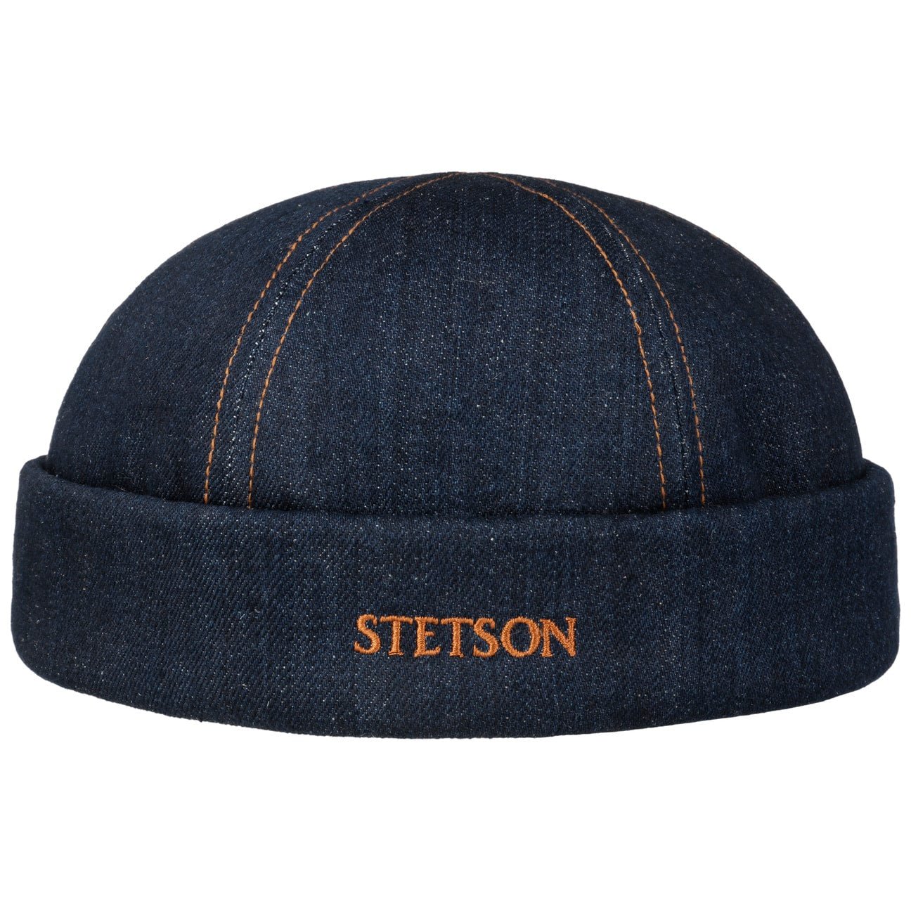 Contrast Stitch Denim Docker Hat - JJ Hat Center ®