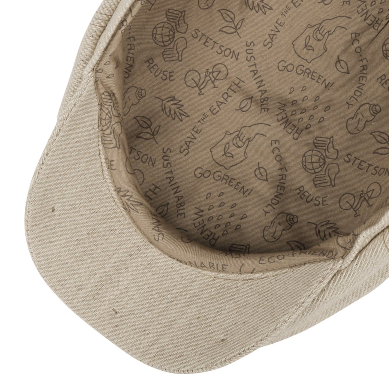 Hatteras Sustainable Uni Twill Flat Cap by Stetson - JJ Hat Center ®