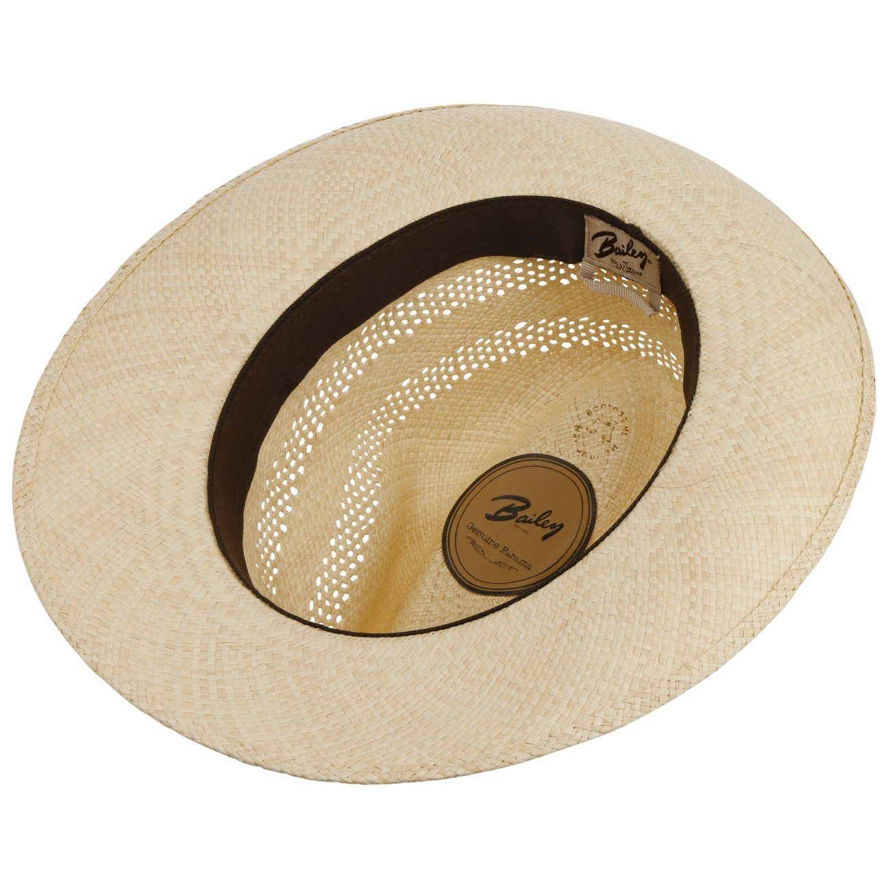 Vented Crown Bogart Panama Hat by Bailey 1922 - JJ Hat Center ®
