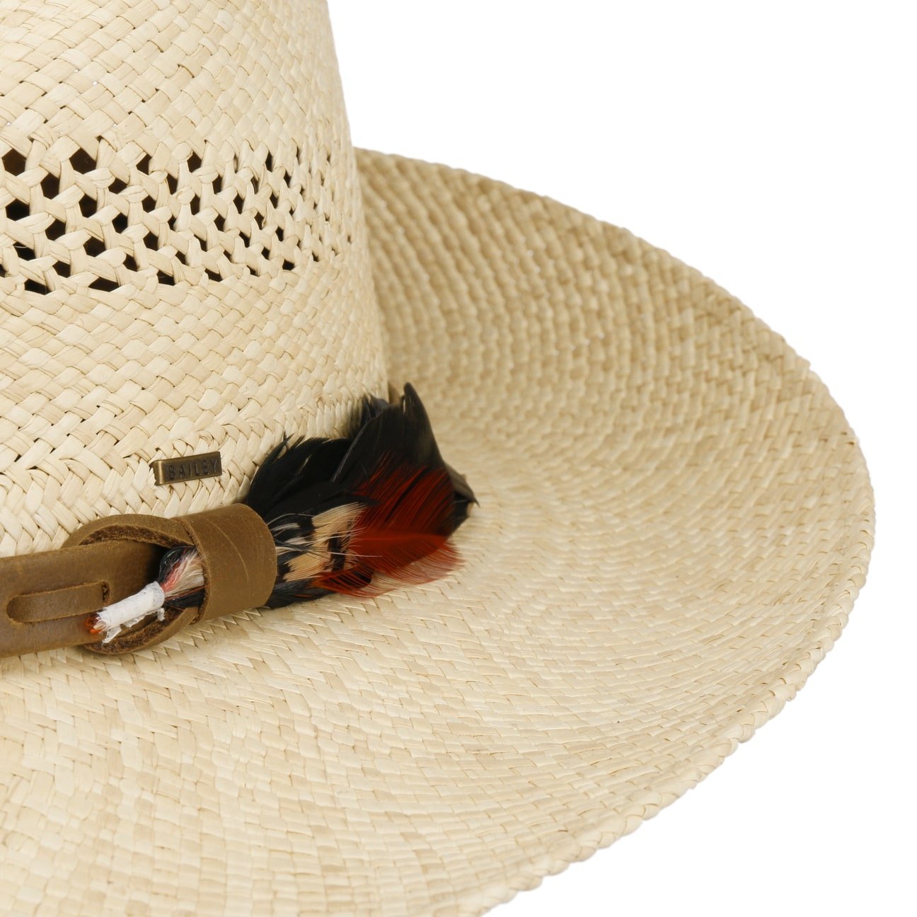 Vented Crown Bogart Panama Hat by Bailey 1922 - JJ Hat Center ®