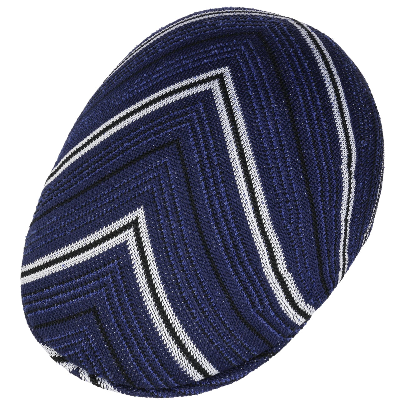 Diagonal Stripes Flat Cap by Kangol - JJ Hat Center ®