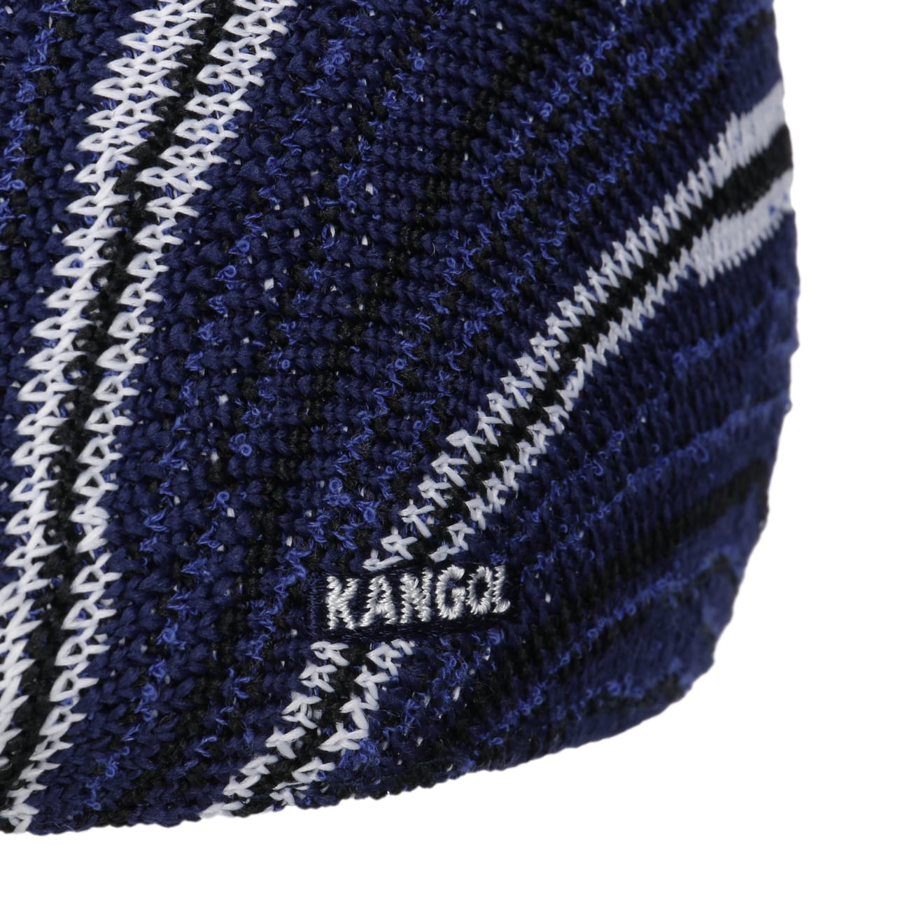 Diagonal Stripes Flat Cap by Kangol - JJ Hat Center ®
