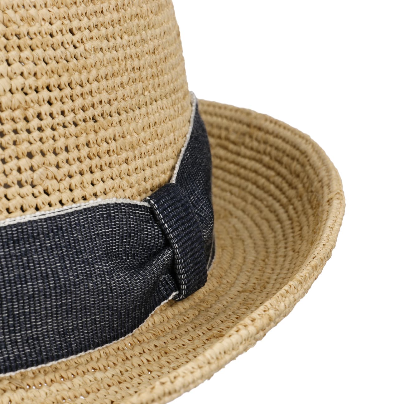 New Crochet Trilby Raffia Hat by Lierys - JJ Hat Center ®