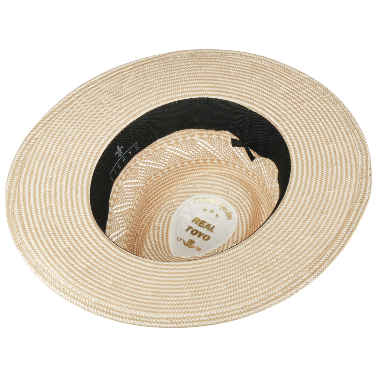 Twotone Pork Pie Straw Hat by Lierys - JJ Hat Center ®