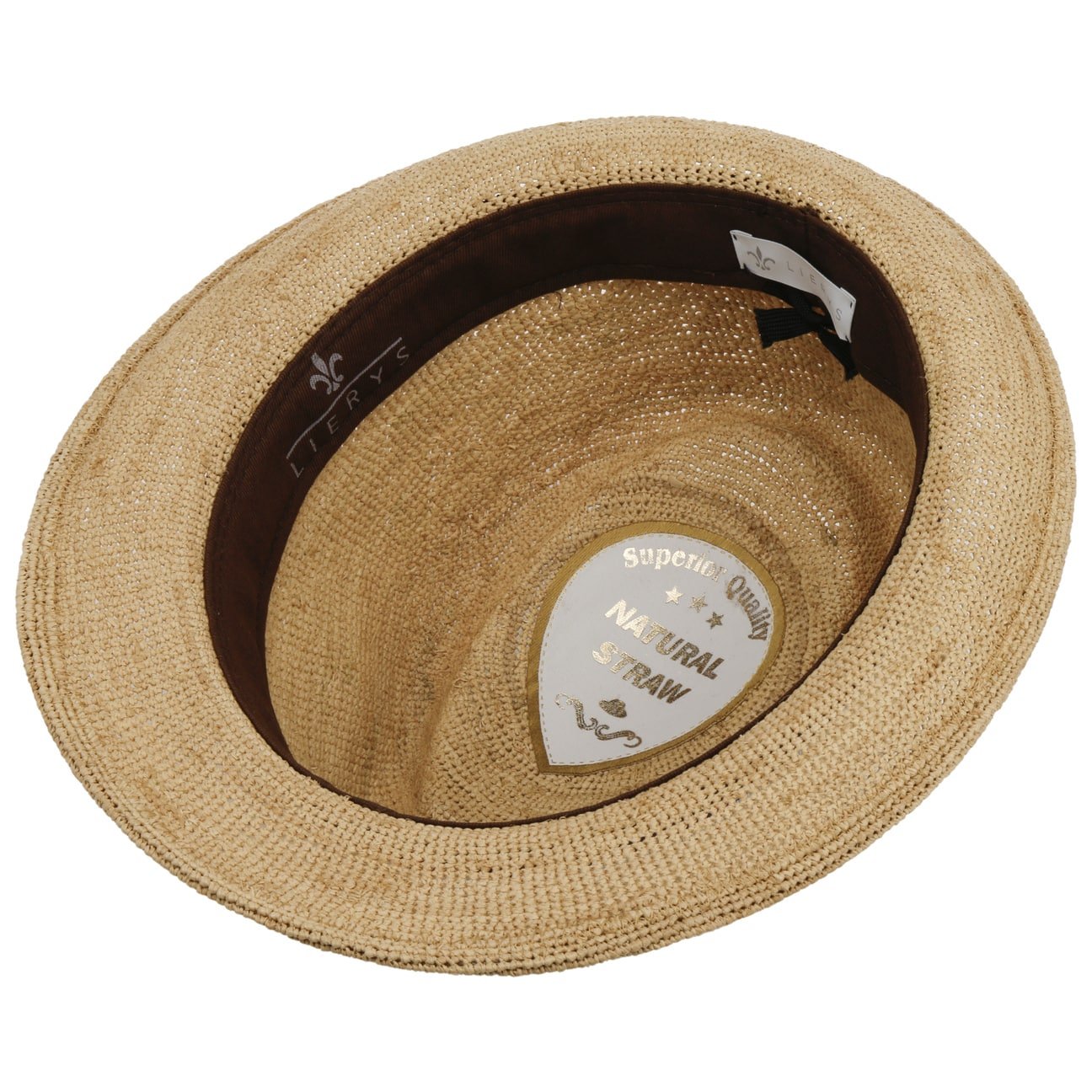 Crochet Trilby Raffia Hat by Lierys - JJ Hat Center ®