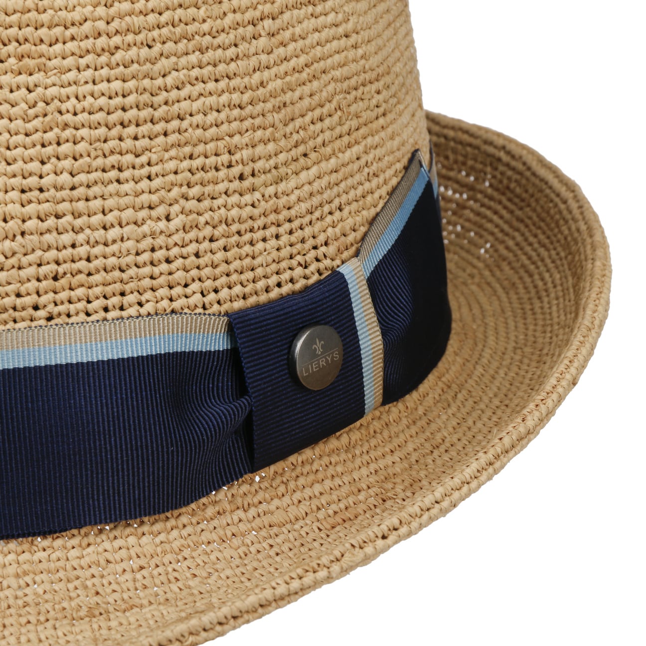 Crochet Trilby Raffia Hat by Lierys - JJ Hat Center ®