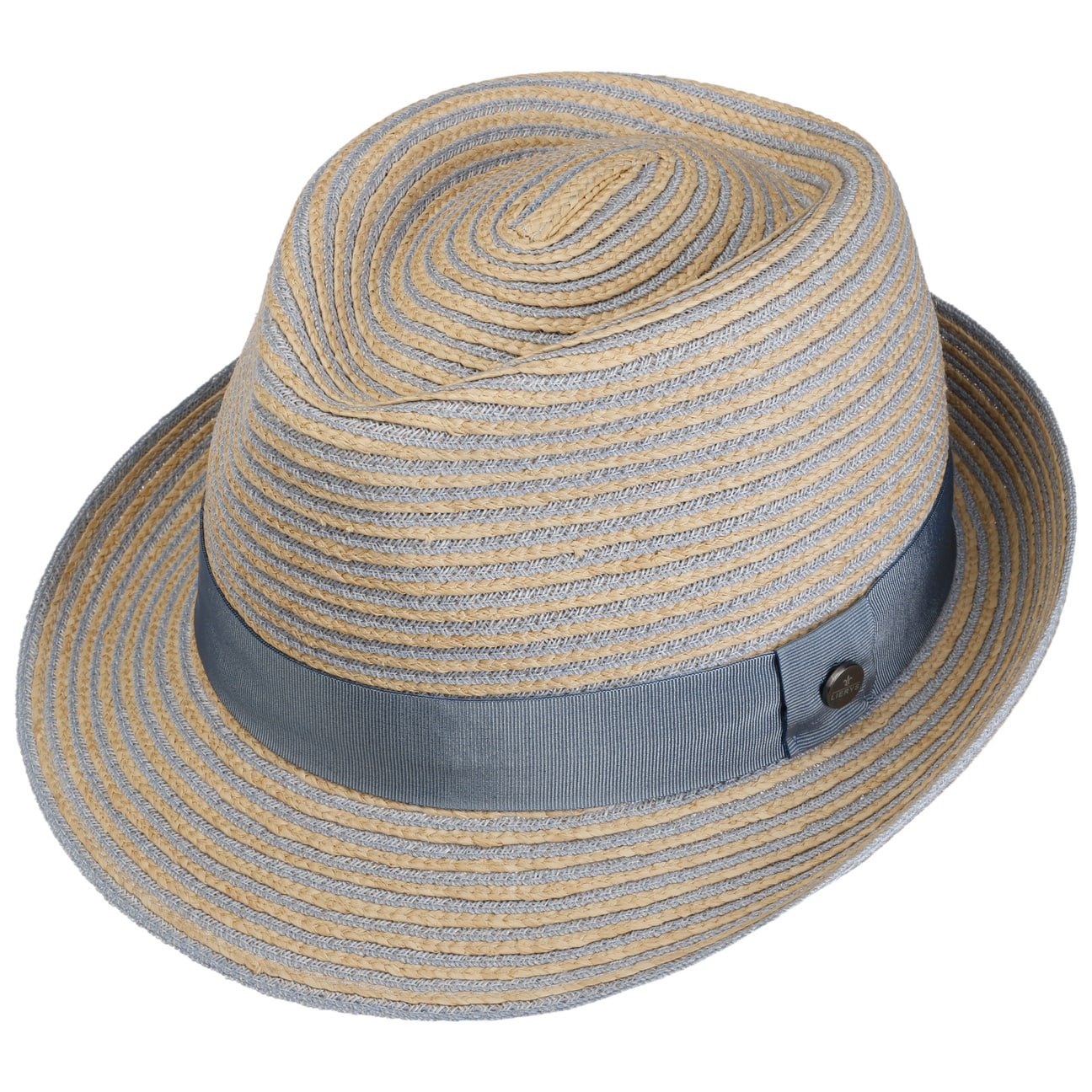 Light Twotone Trilby Straw Hat by Lierys - JJ Hat Center ®