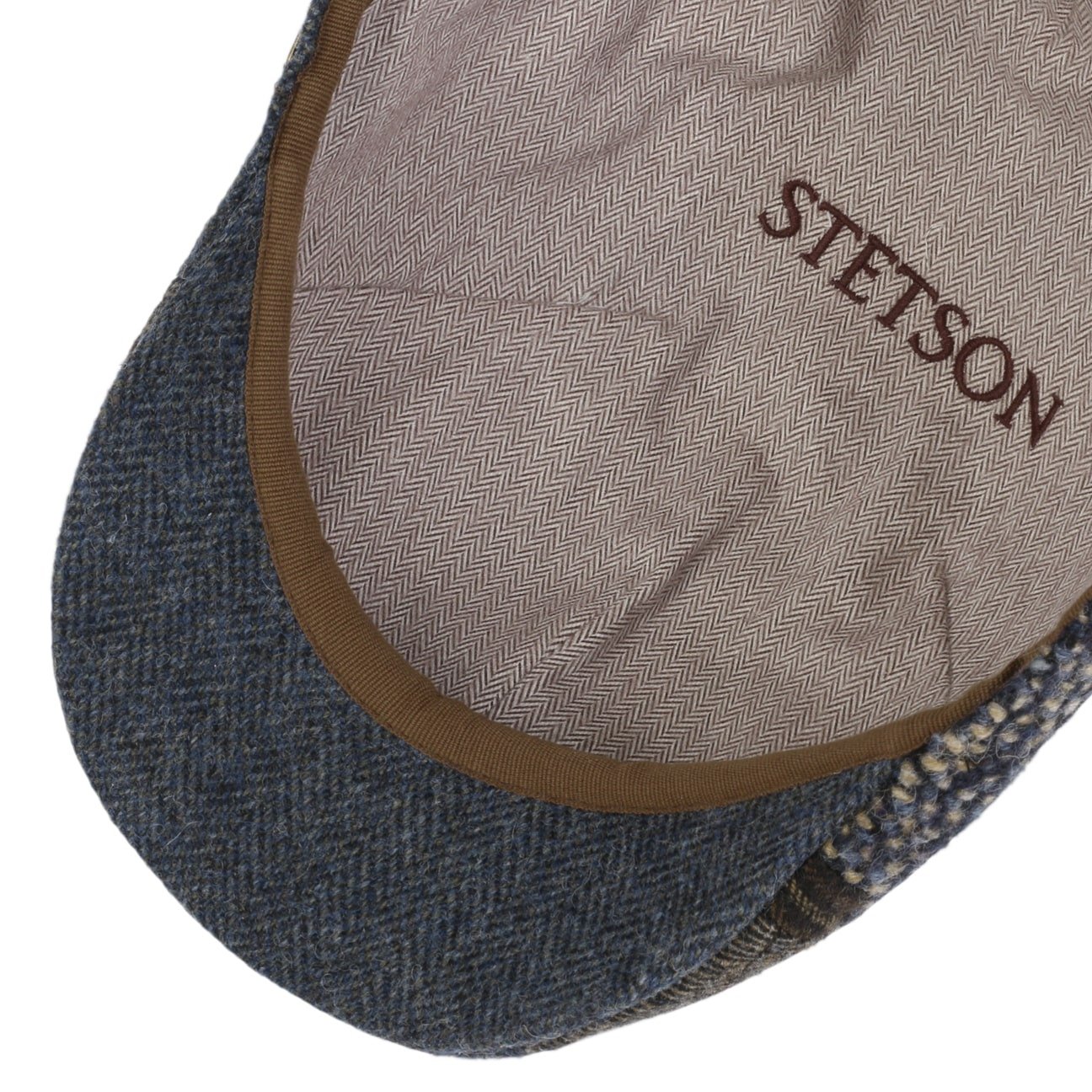 Texas Wool Mix Patchwork Flat Cap by Stetson - JJ Hat Center ®