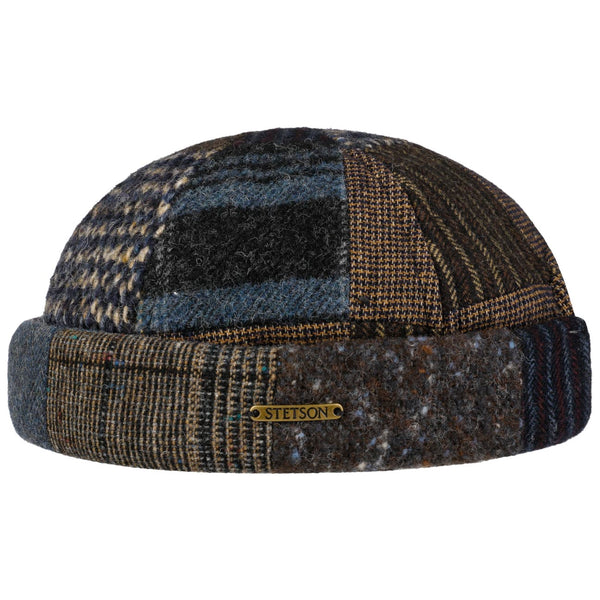 8657 Laughlin Patchwork Docker Hat Women/men Brown-blue 7 1/2-7 5/8 Laughlin Patchwork Docker Hat Women/men Brown-blue 7 1/2-7 5/8✨ main image 3