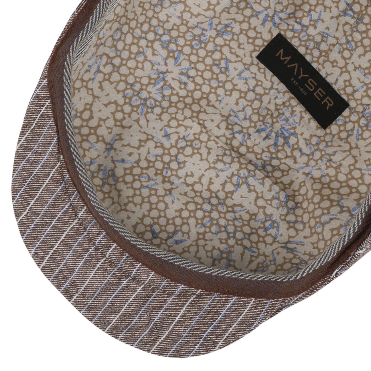 Sidney Paros Stripes Flat Cap by Mayser - JJ Hat Center ®