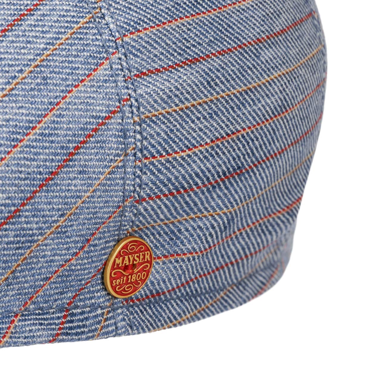 Sidney Paros Stripes Flat Cap by Mayser - JJ Hat Center ®