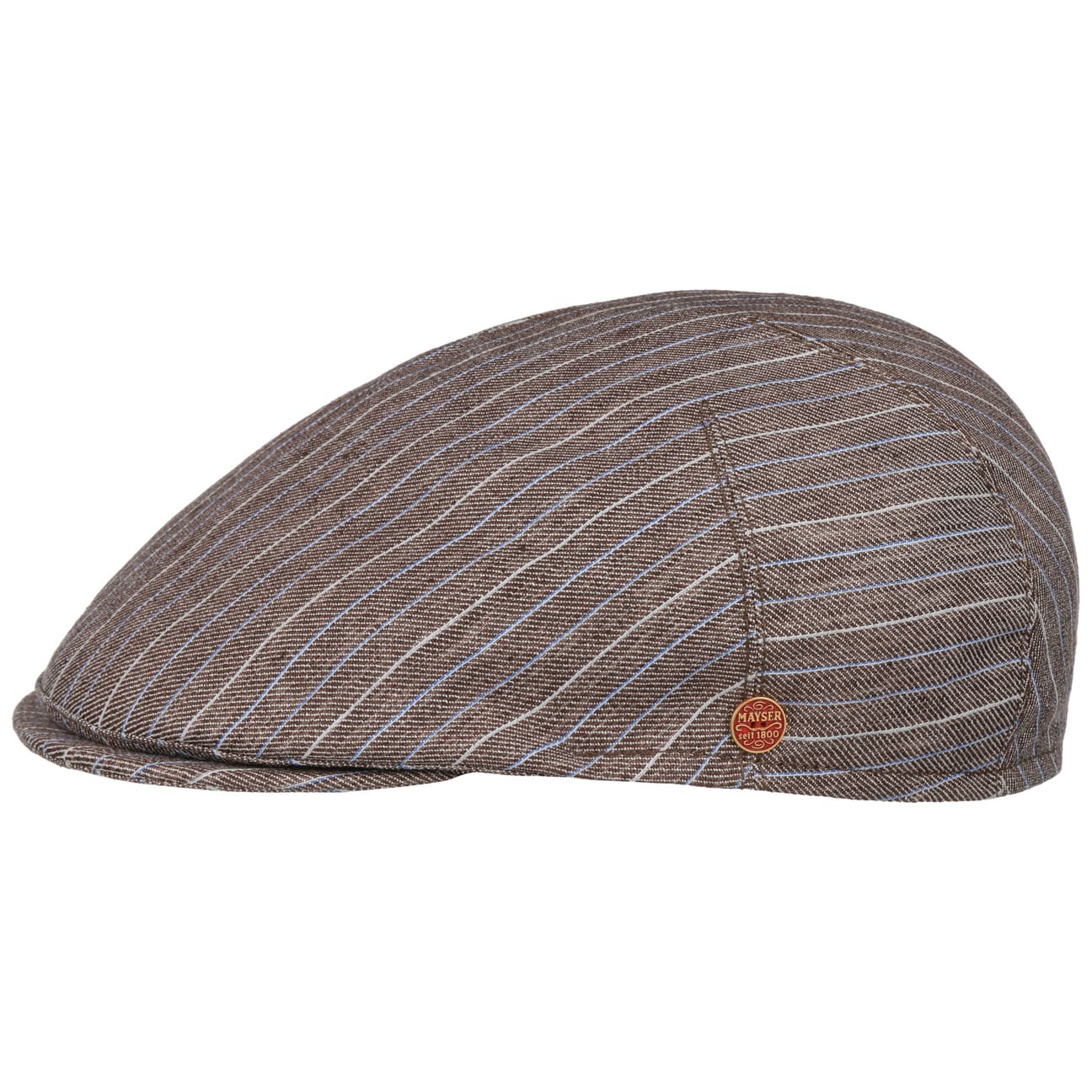 Sidney Paros Stripes Flat Cap by Mayser - JJ Hat Center ®