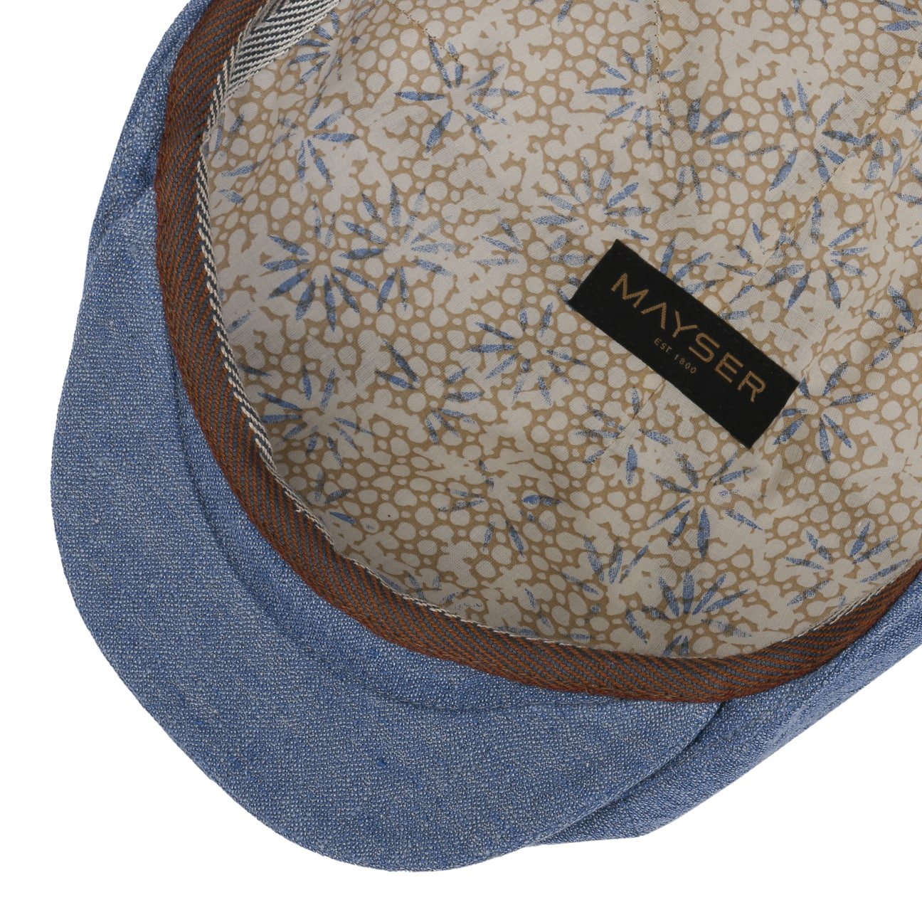 Wallace Linen Flat Cap by Mayser - JJ Hat Center ®