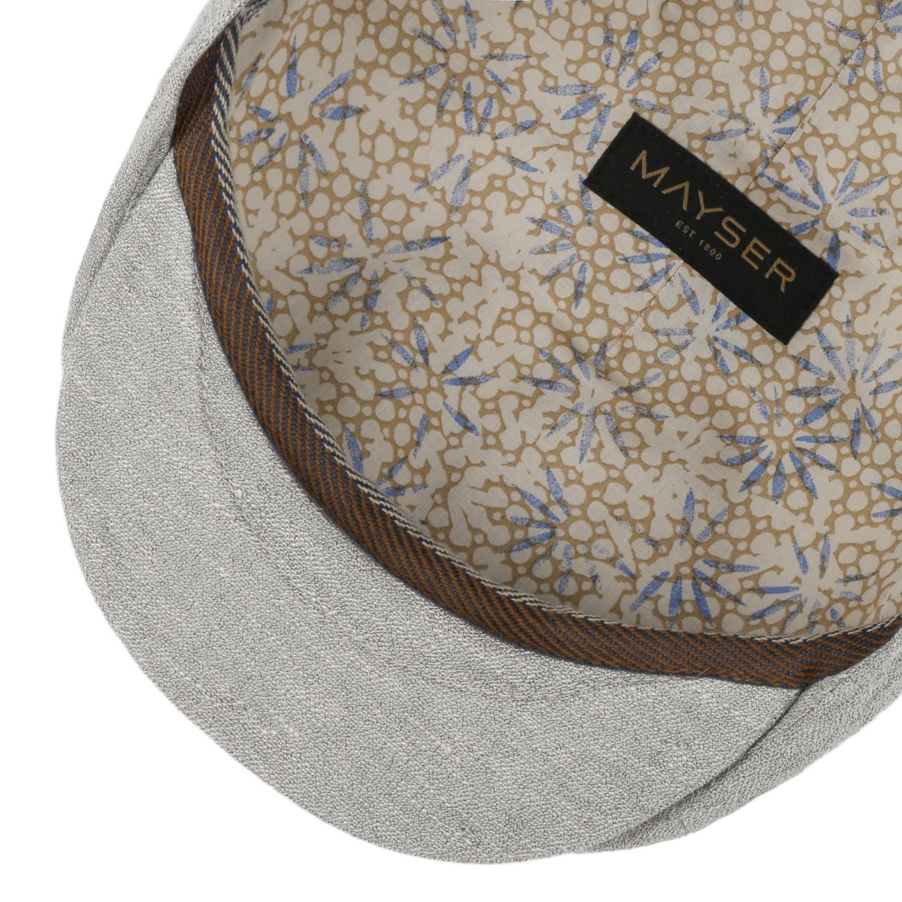 Wallace Linen Flat Cap by Mayser - JJ Hat Center ®