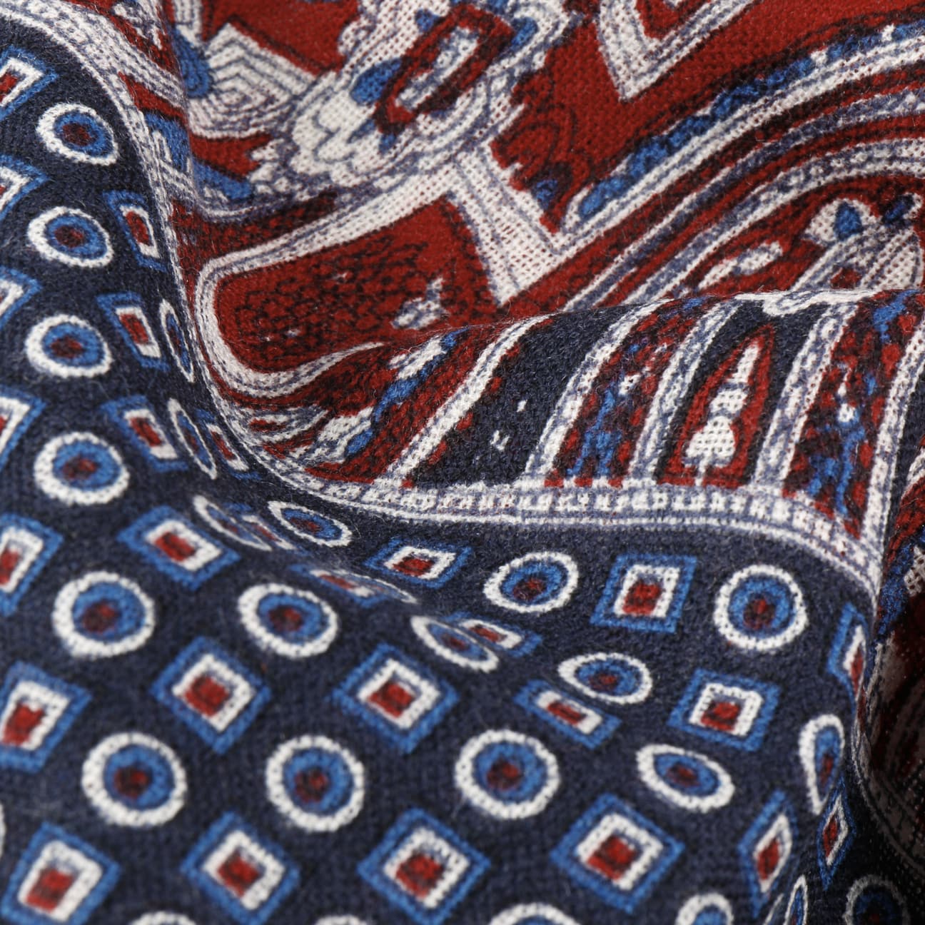 Four Colours Paisley Wool Scarf by Stetson - JJ Hat Center ®