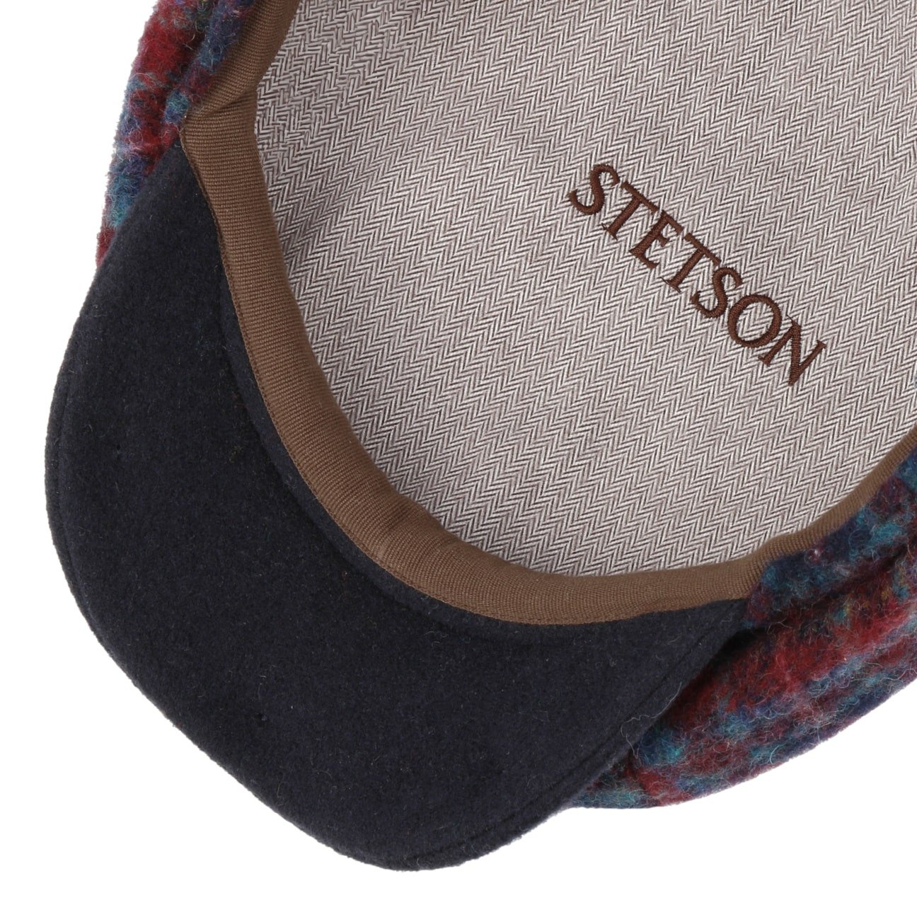 Hatteras Karlsen Wool Check Flat Cap by Stetson - JJ Hat Center ®