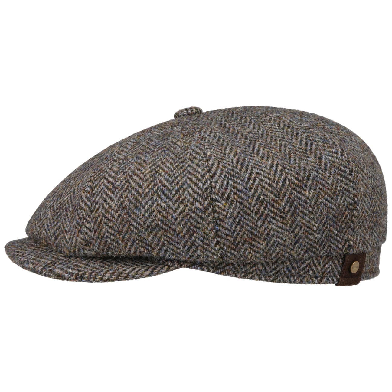 Hatteras Harris Tweed Herringbone Cap by Stetson - JJ Hat Center ®