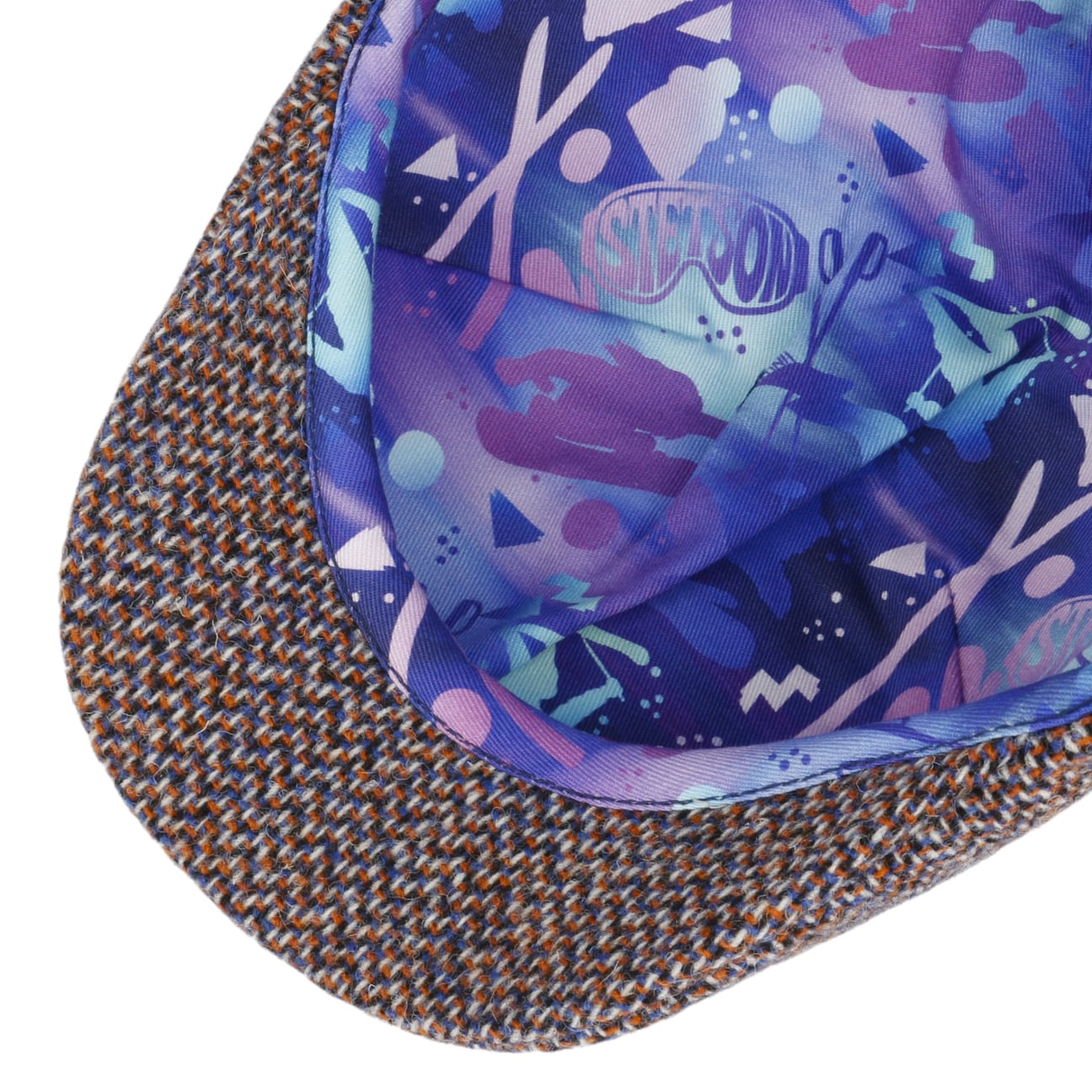 Texas Freestyle Harris Tweed Flat Cap by Stetson - JJ Hat Center ®