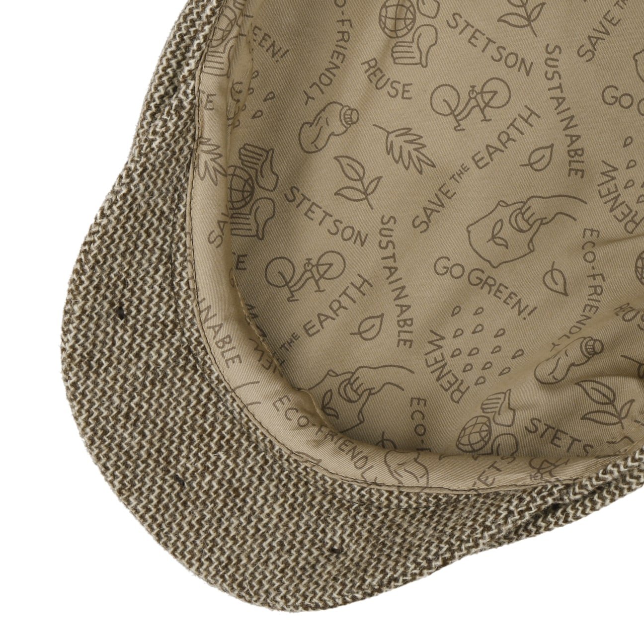 Sustainable Undyed Driver Flat Cap - JJ Hat Center ®