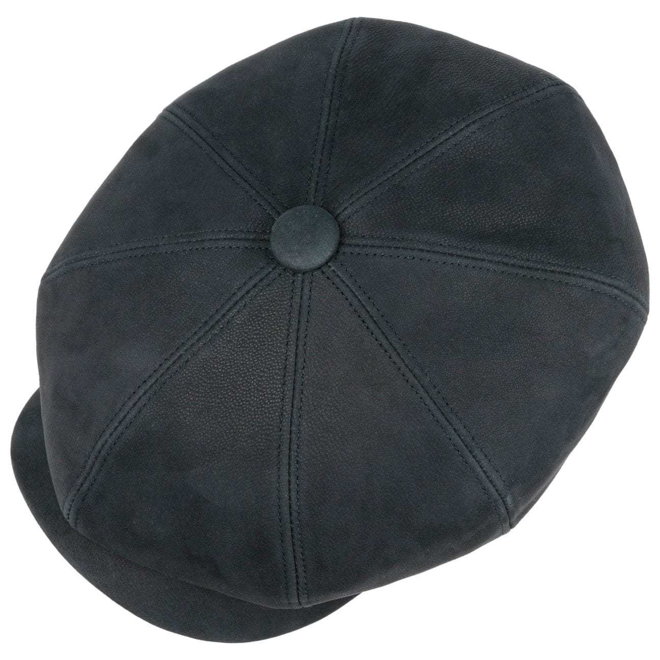 8 Panel Sheepskin Flat Cap by Stetson - JJ Hat Center ®