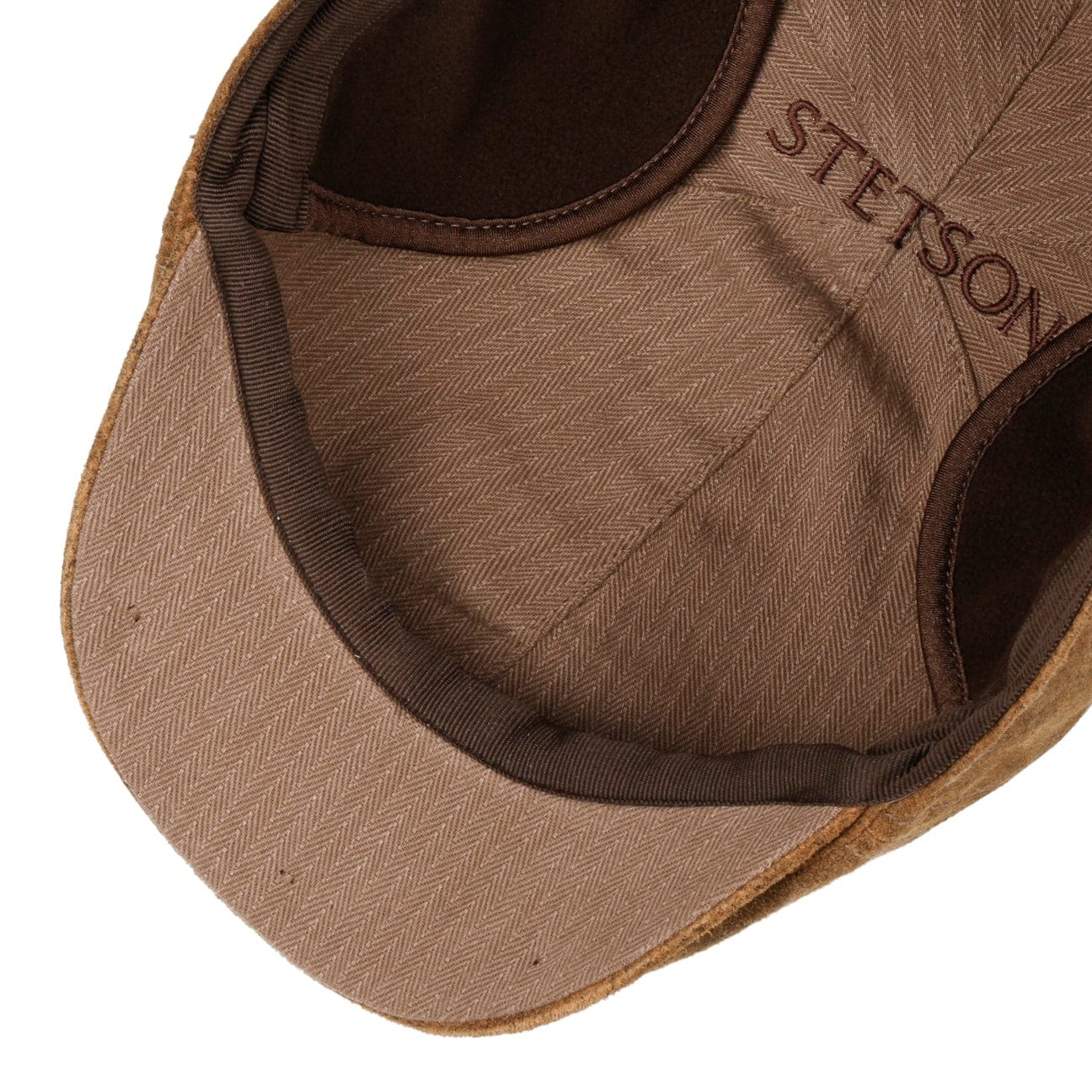 Pigskin Flat Cap with Ear Flaps by Stetson - JJ Hat Center ®