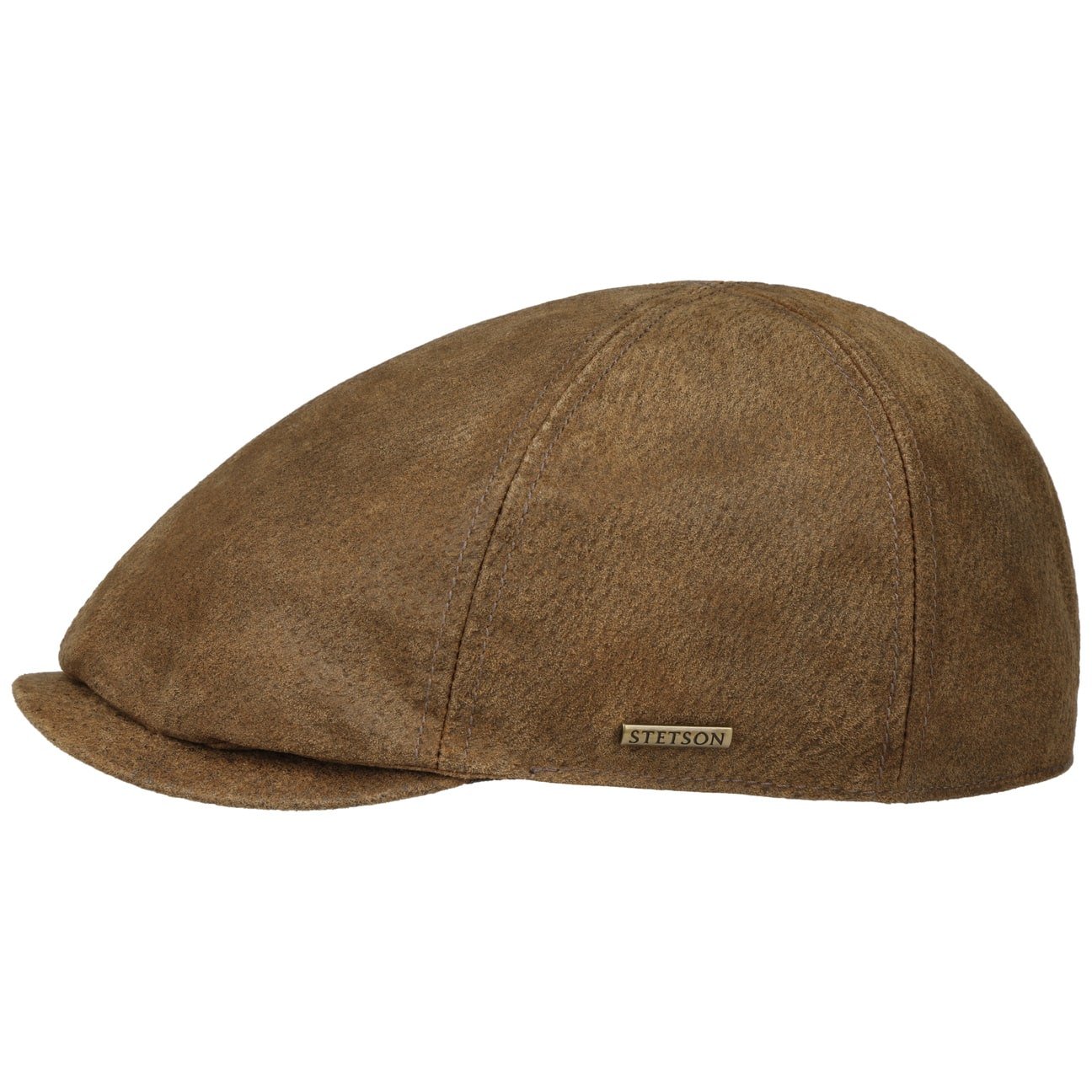 Pigskin Flat Cap with Ear Flaps by Stetson - JJ Hat Center ®