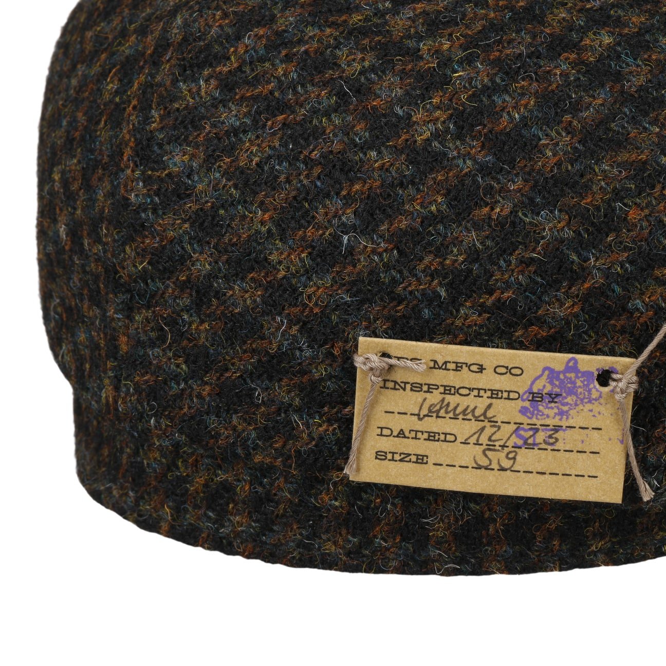 Harris Tweed Houndstooth Driver Cap by Stetson - JJ Hat Center ®