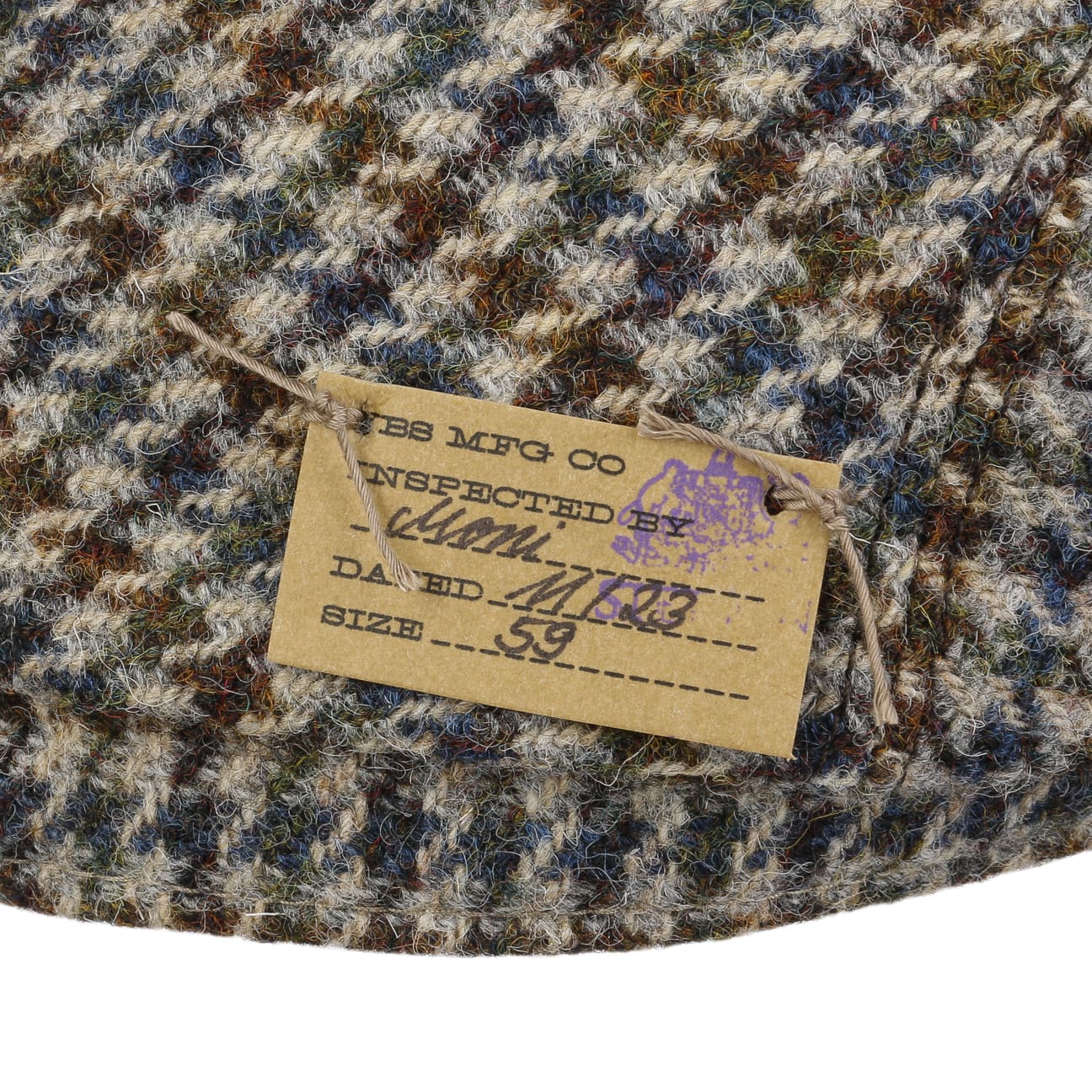 Harris Tweed Houndstooth Driver Cap by Stetson - JJ Hat Center ®