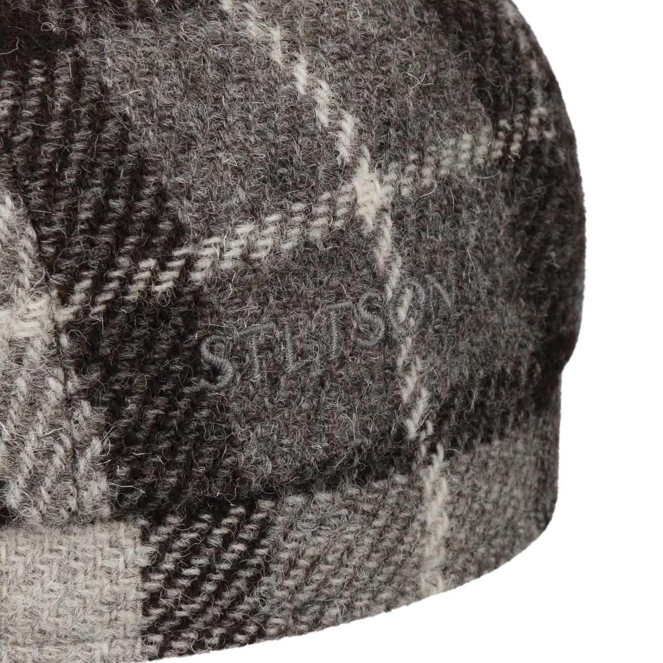Hatteras Undyed Harris Tweed Newsboy Cap by Stetson - JJ Hat Center ®
