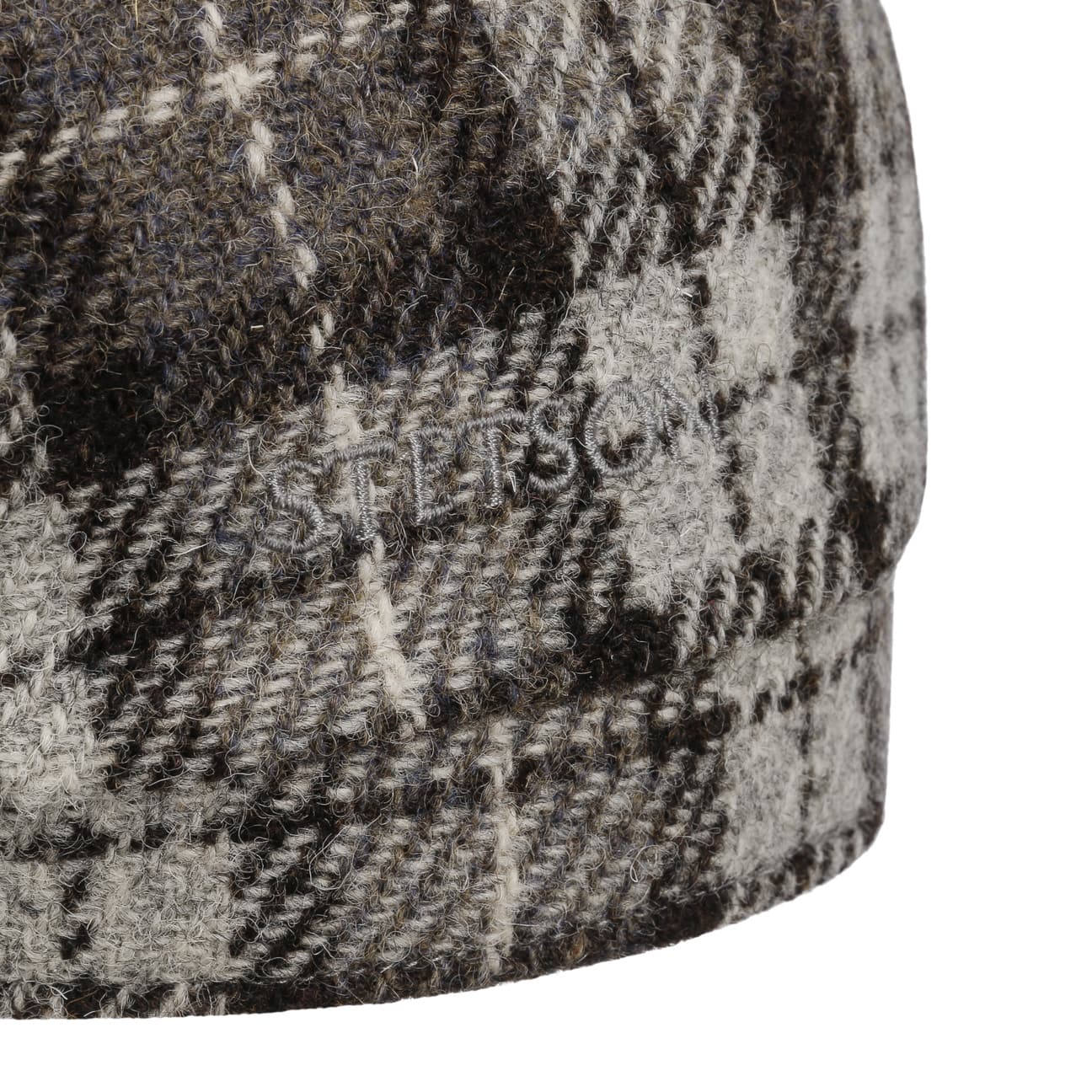 Hatteras Undyed Harris Tweed Newsboy Cap - JJ Hat Center ®