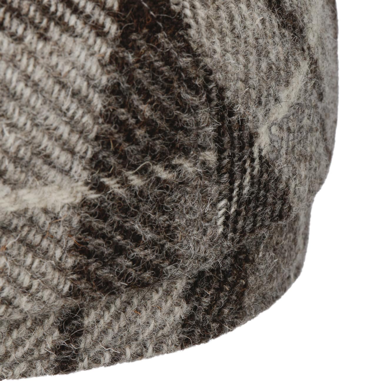 Undyed Harris Tweed Driver Flat Cap by Stetson - JJ Hat Center ®
