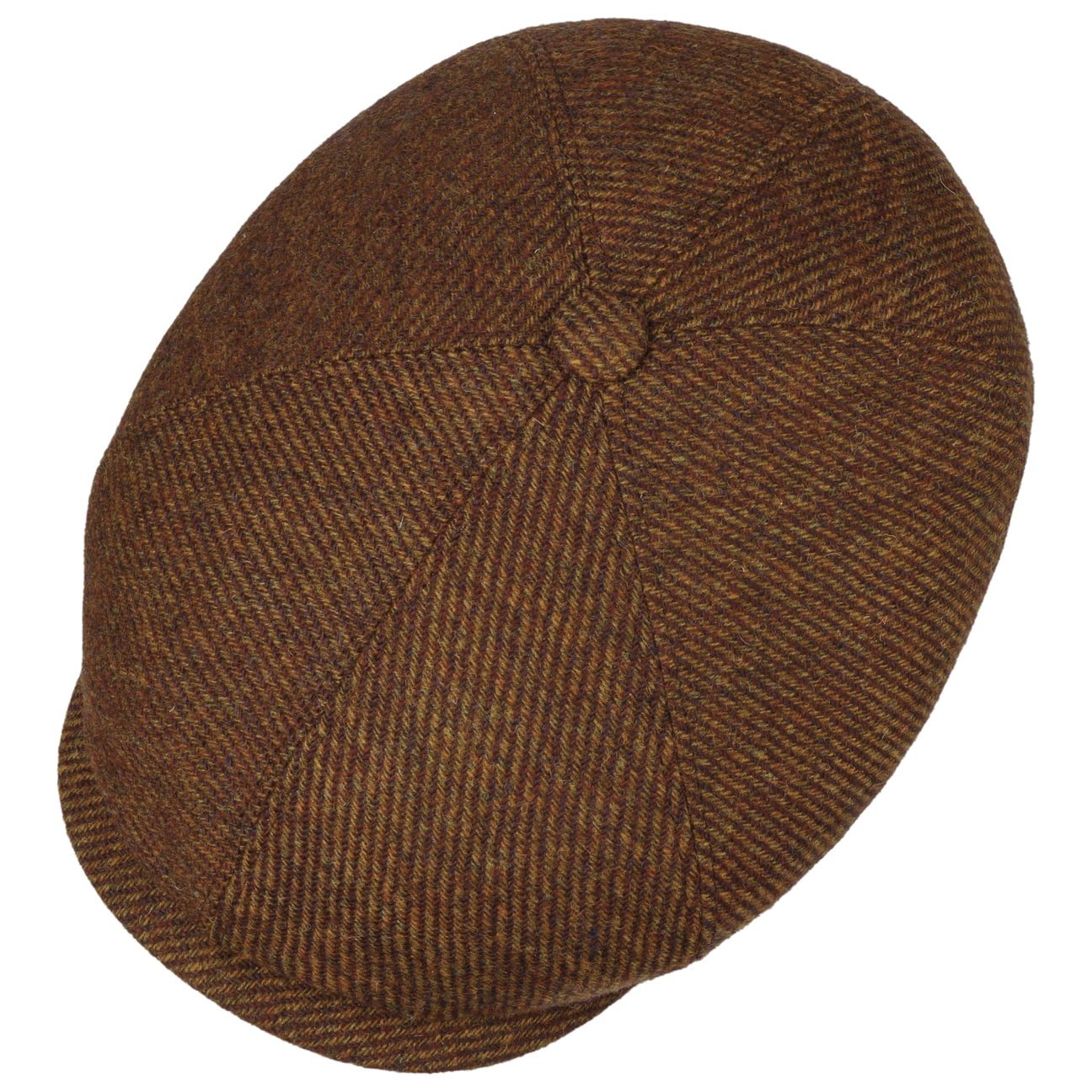 Bendavoa Wool 6 Panel Flat Cap by Stetson - JJ Hat Center ®