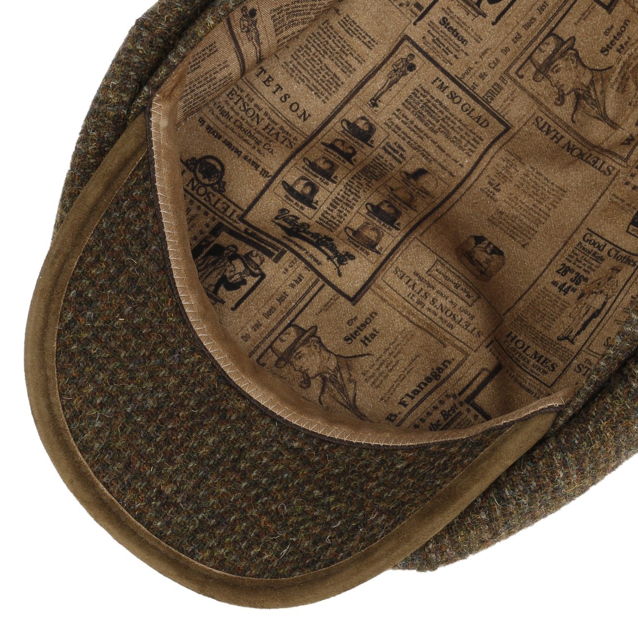 Hatteras Wool Harris Tweed Flat Cap by Stetson - JJ Hat Center ®