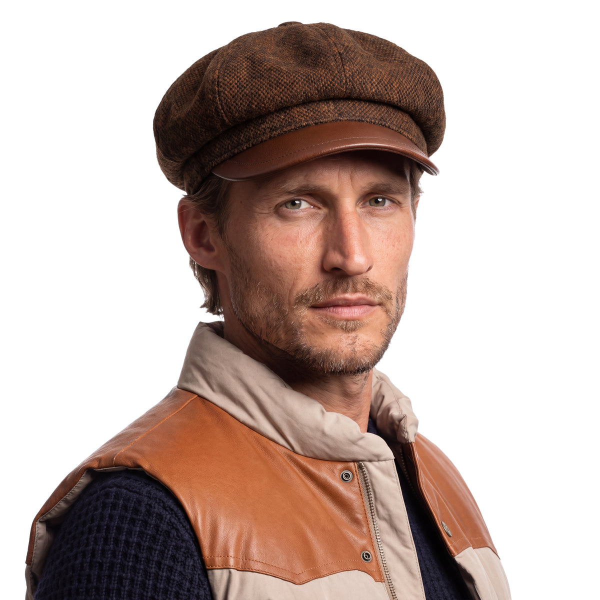 Classic Wool Riders Newsboy Cap