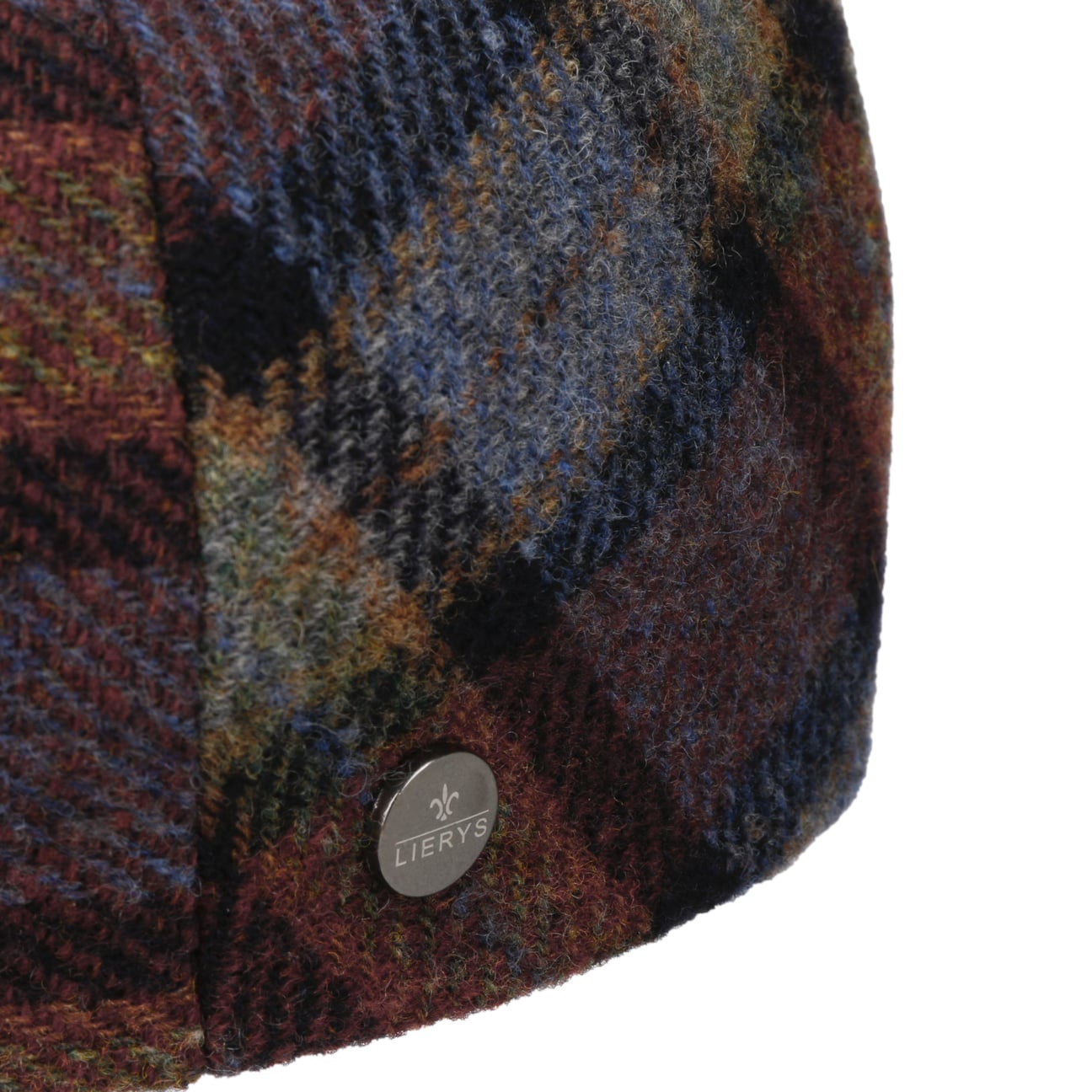 Kent Madero Wool Check Flat Cap by Lierys - JJ Hat Center ®
