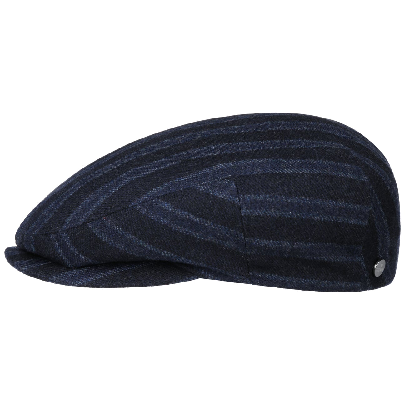 Kent Wool Stripes Flat Cap by Lierys - JJ Hat Center ®