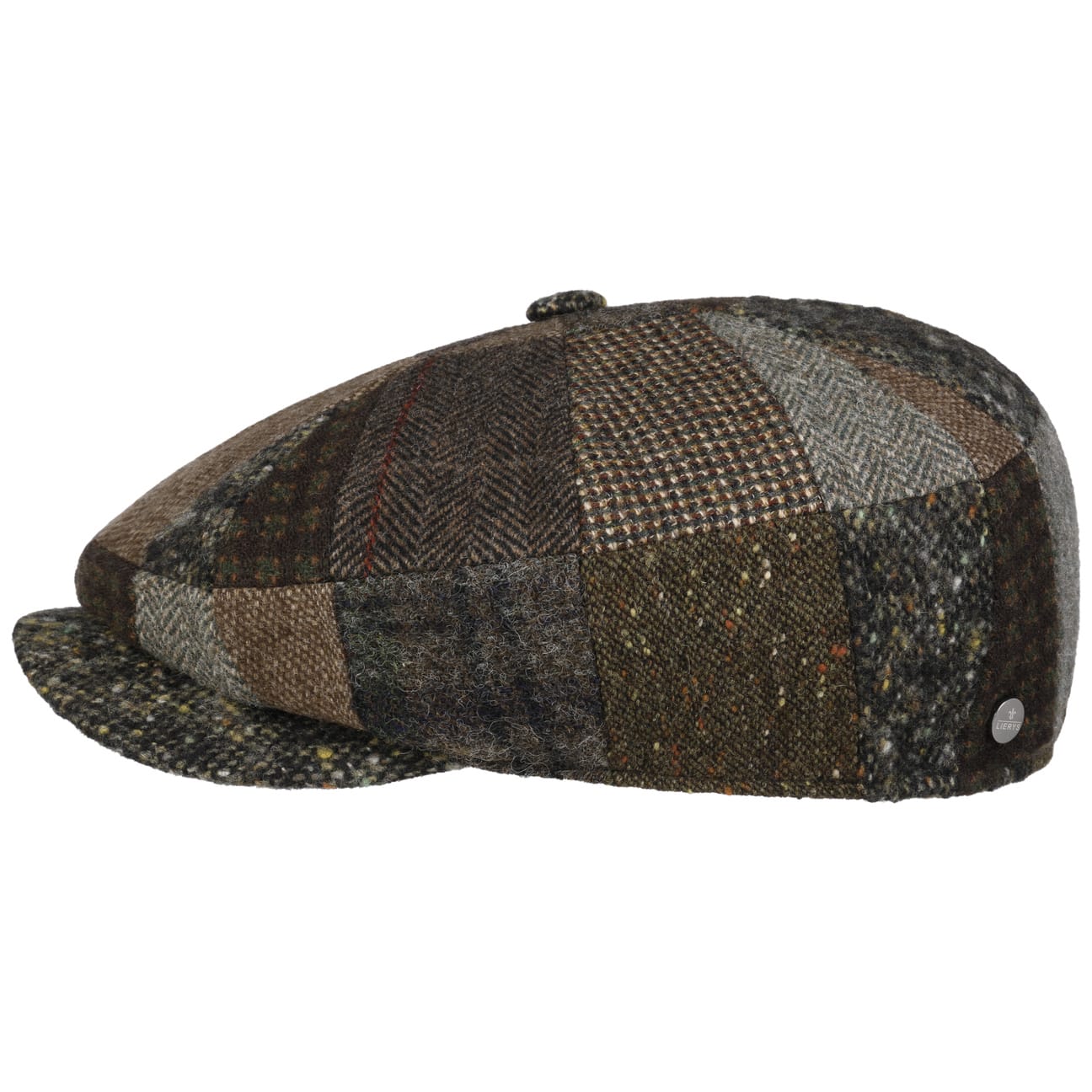 Mindell 8 Panel Patchwork Flat Cap by Lierys - JJ Hat Center ®