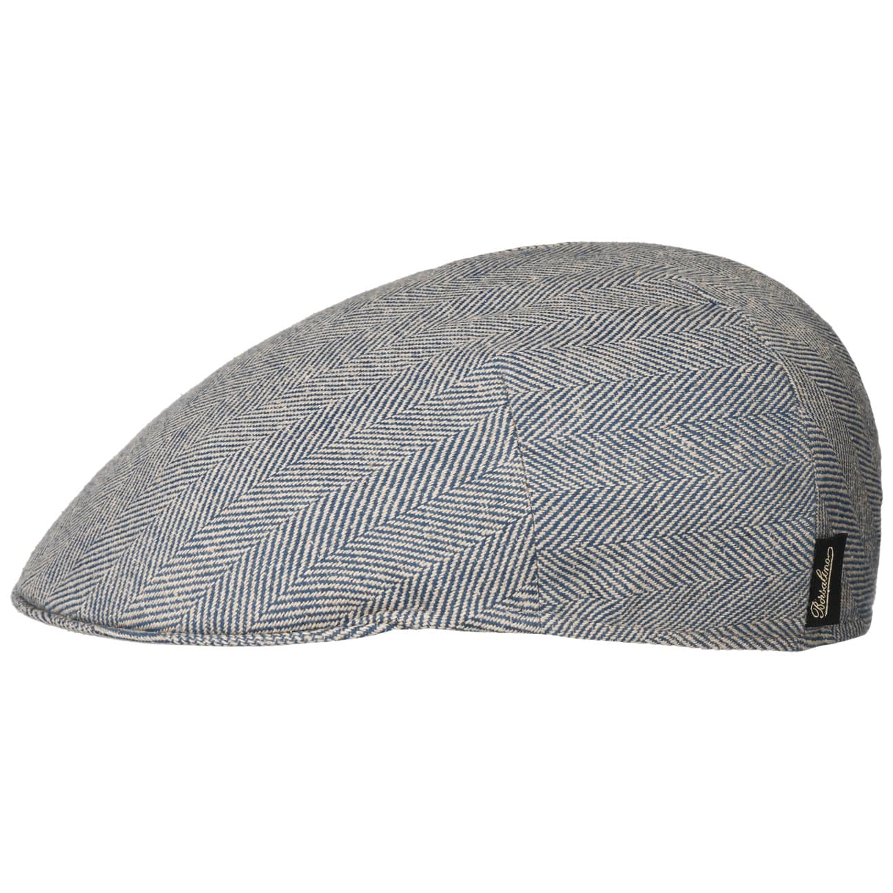Herringbone Premium Flat Cap by Borsalino - JJ Hat Center ®