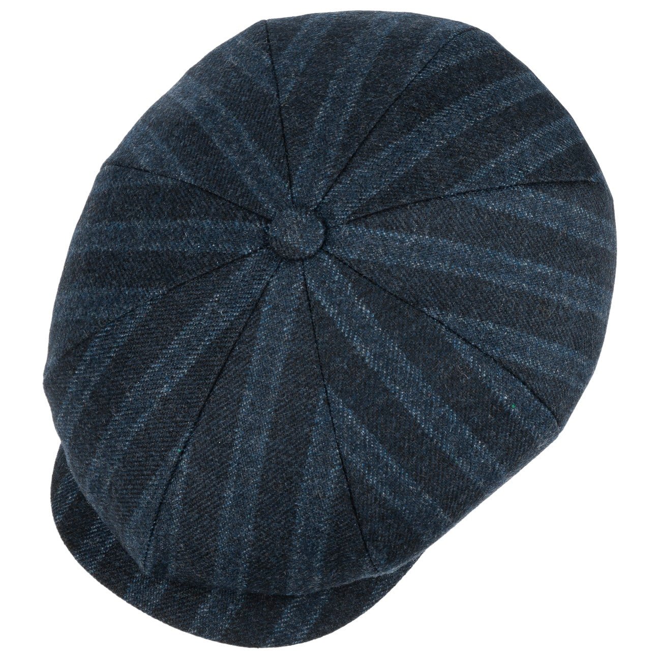 Tonsberg Wool Stripes Flat Cap - JJ Hat Center ®