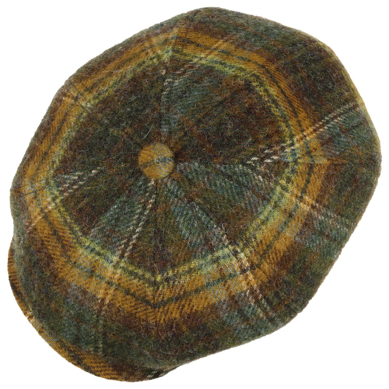 Hatteras Shetland Plaid Newsboy Cap by Stetson - JJ Hat Center ®