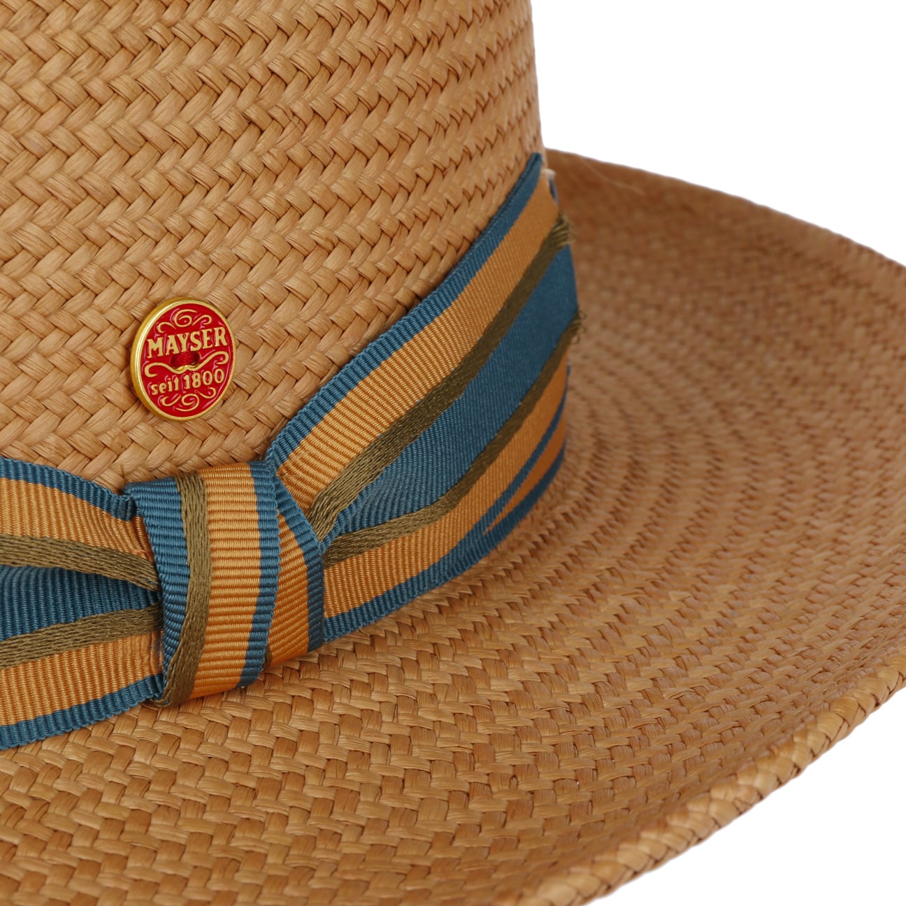 Torino Striped Band Panama Hat by Mayser - JJ Hat Center ®