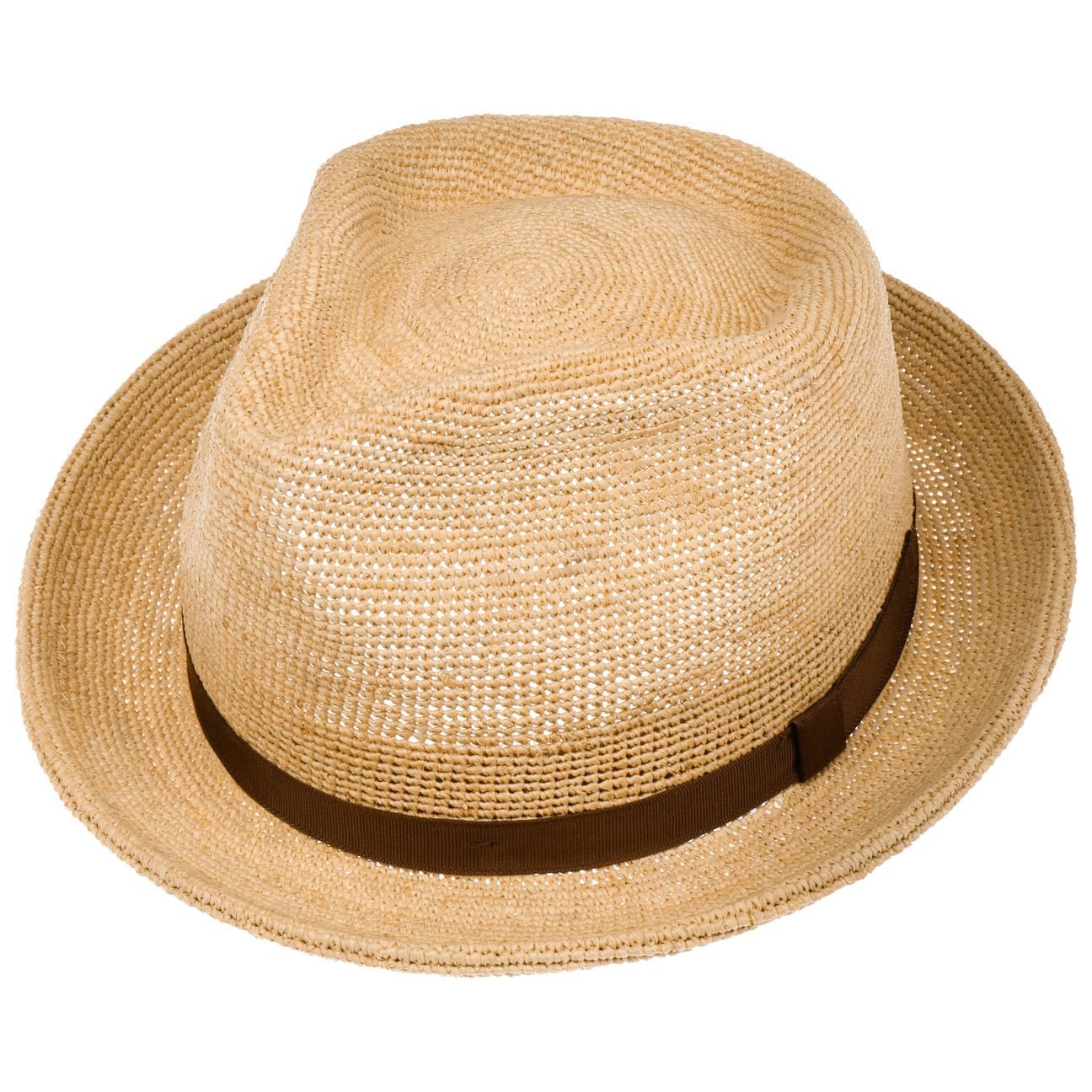 美品 marihoja 【Weave Raffia Fedra Hat】 Fedora Raffia Crochet