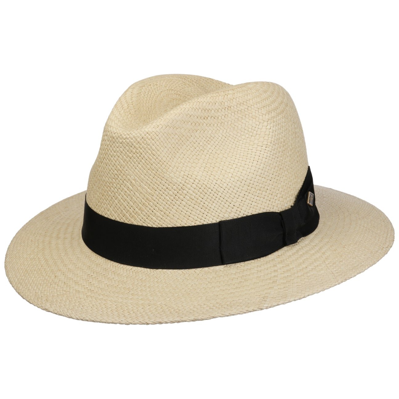 Black Banded Traveller Panama Natural by JJ Hats - JJ Hat Center ®