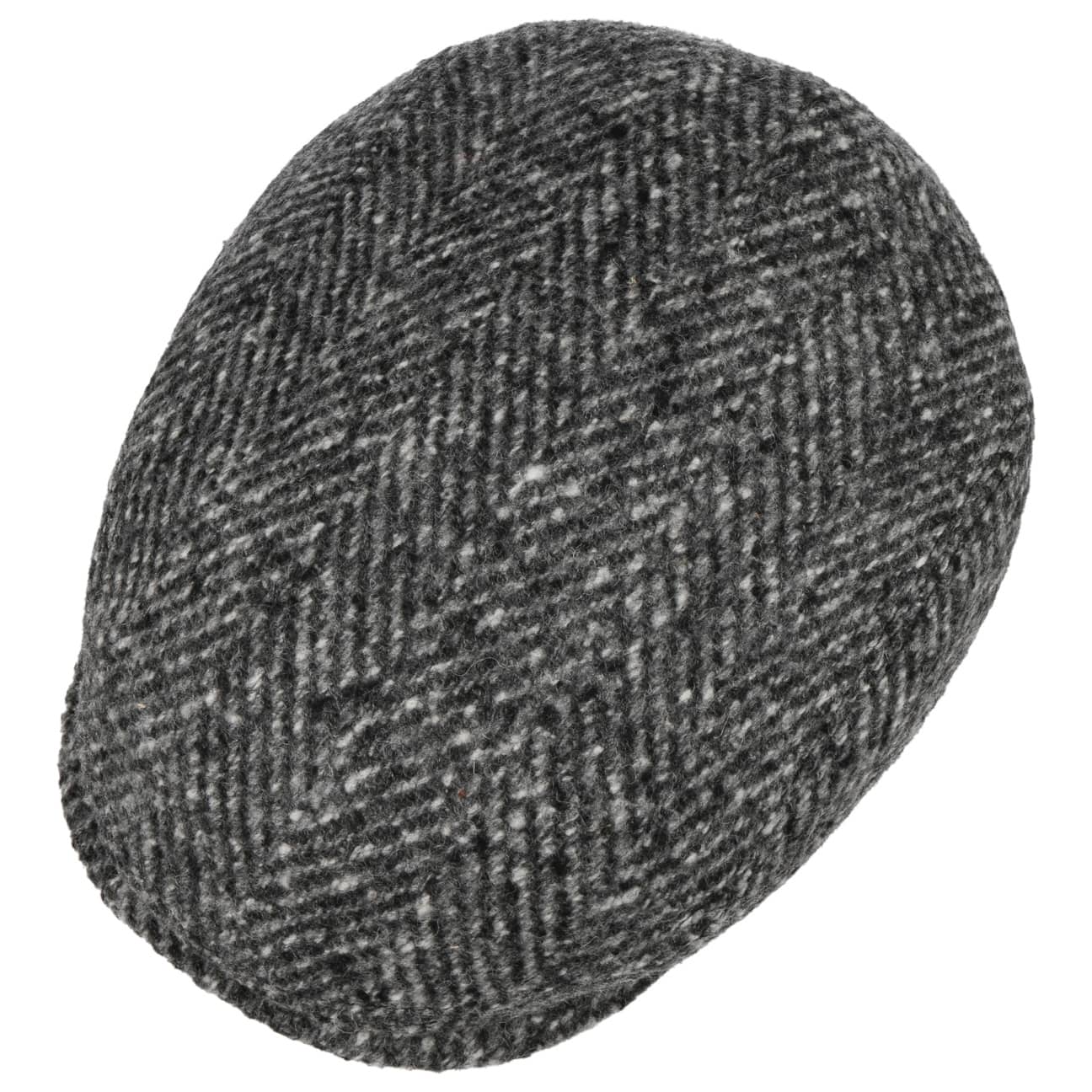 Driver Cap Herringbone Virgin Wool - JJ Hat Center ®