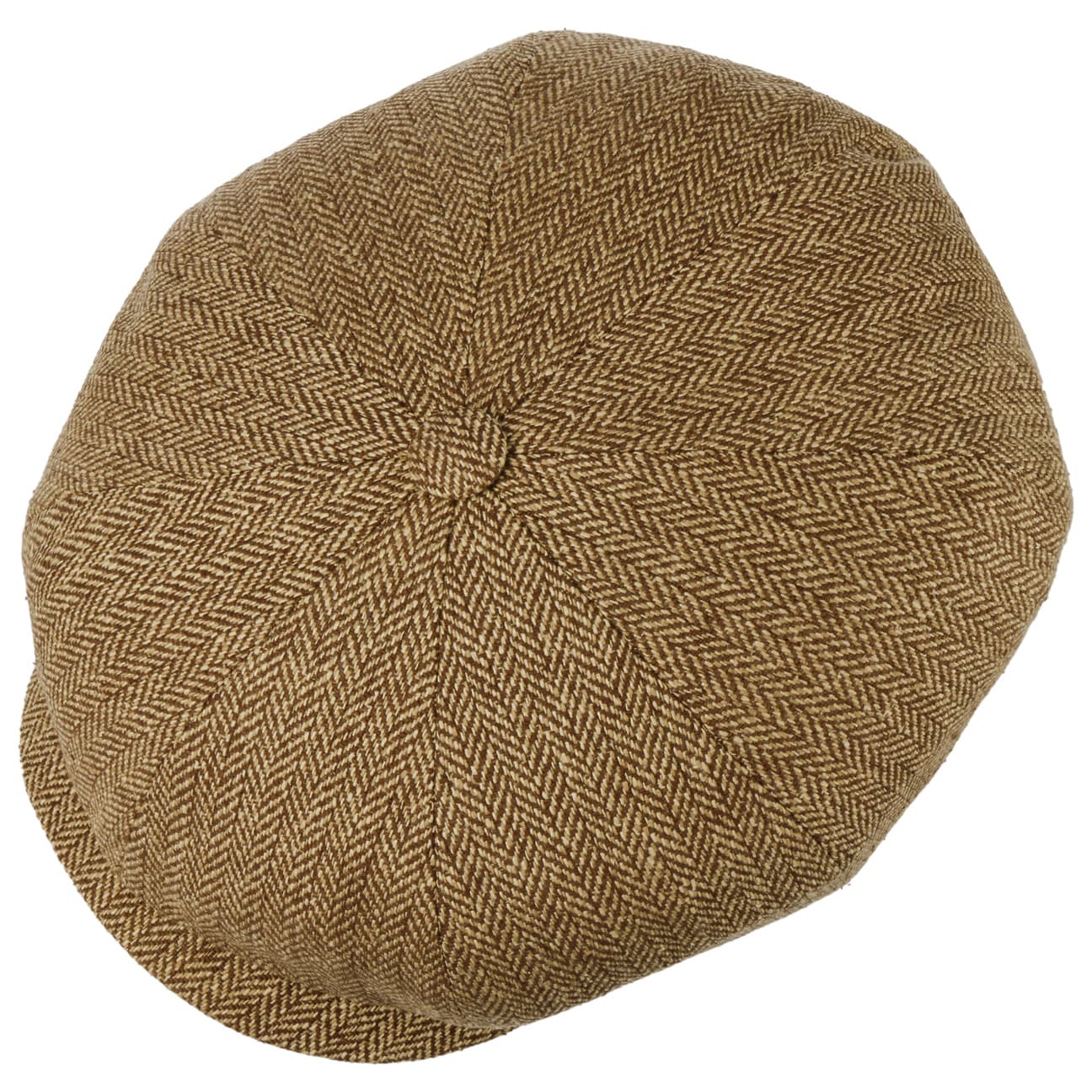 Eight Panel Cap Silk Herringbone - JJ Hat Center ®