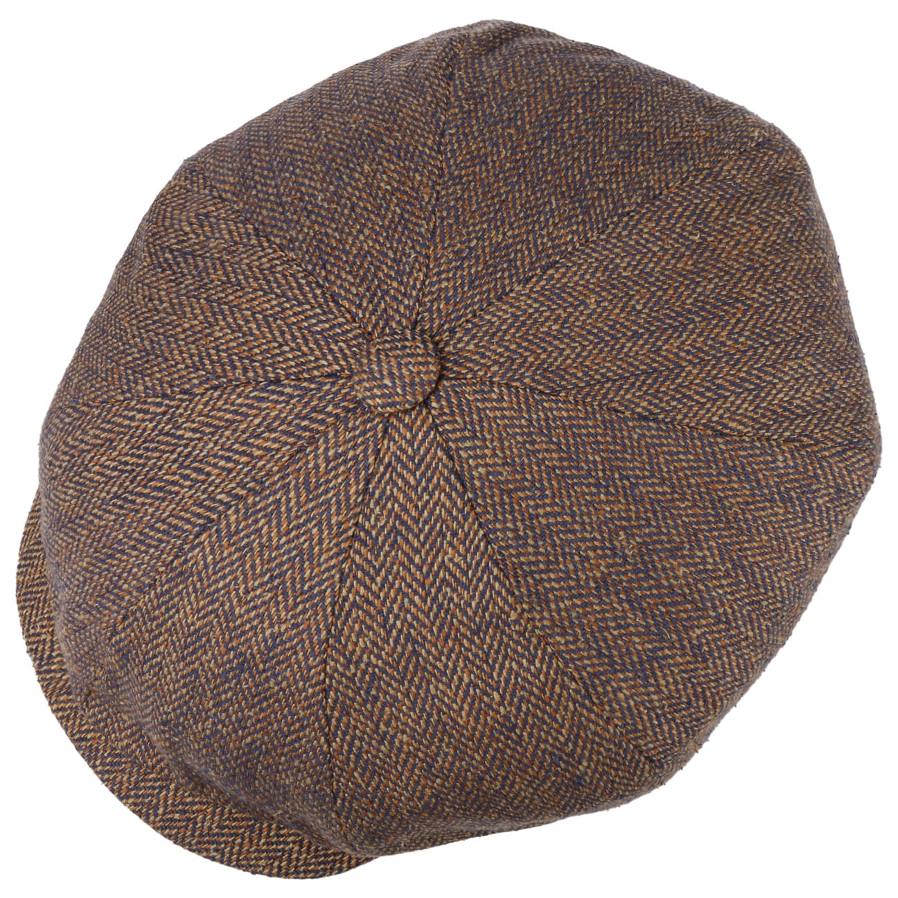 Eight Panel Cap Silk Herringbone - JJ Hat Center ®