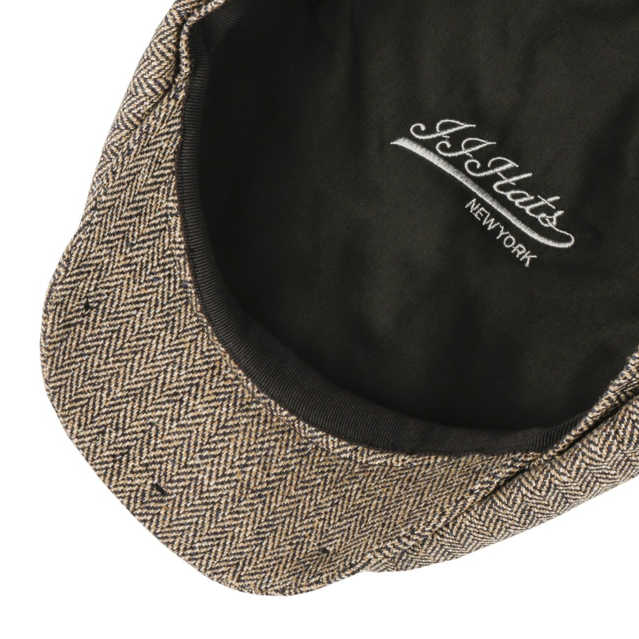 Eight Panel Cap Silk Herringbone by JJ Hats - JJ Hat Center ®