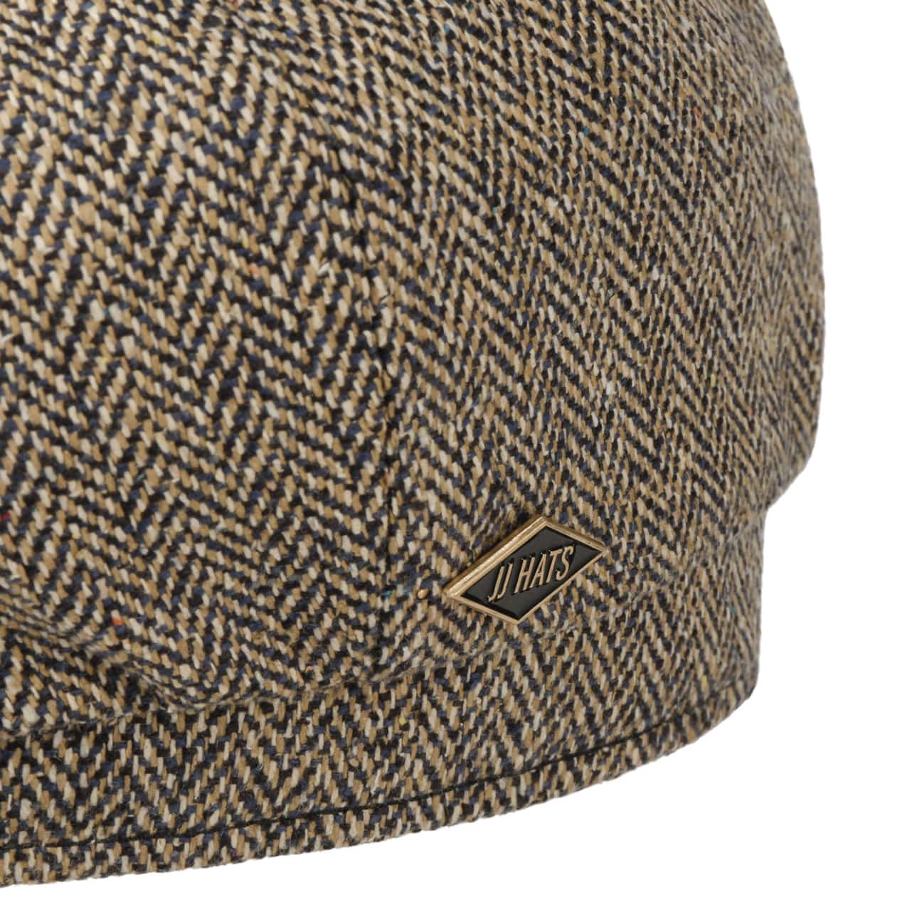 Eight Panel Cap Silk Herringbone - JJ Hat Center ®