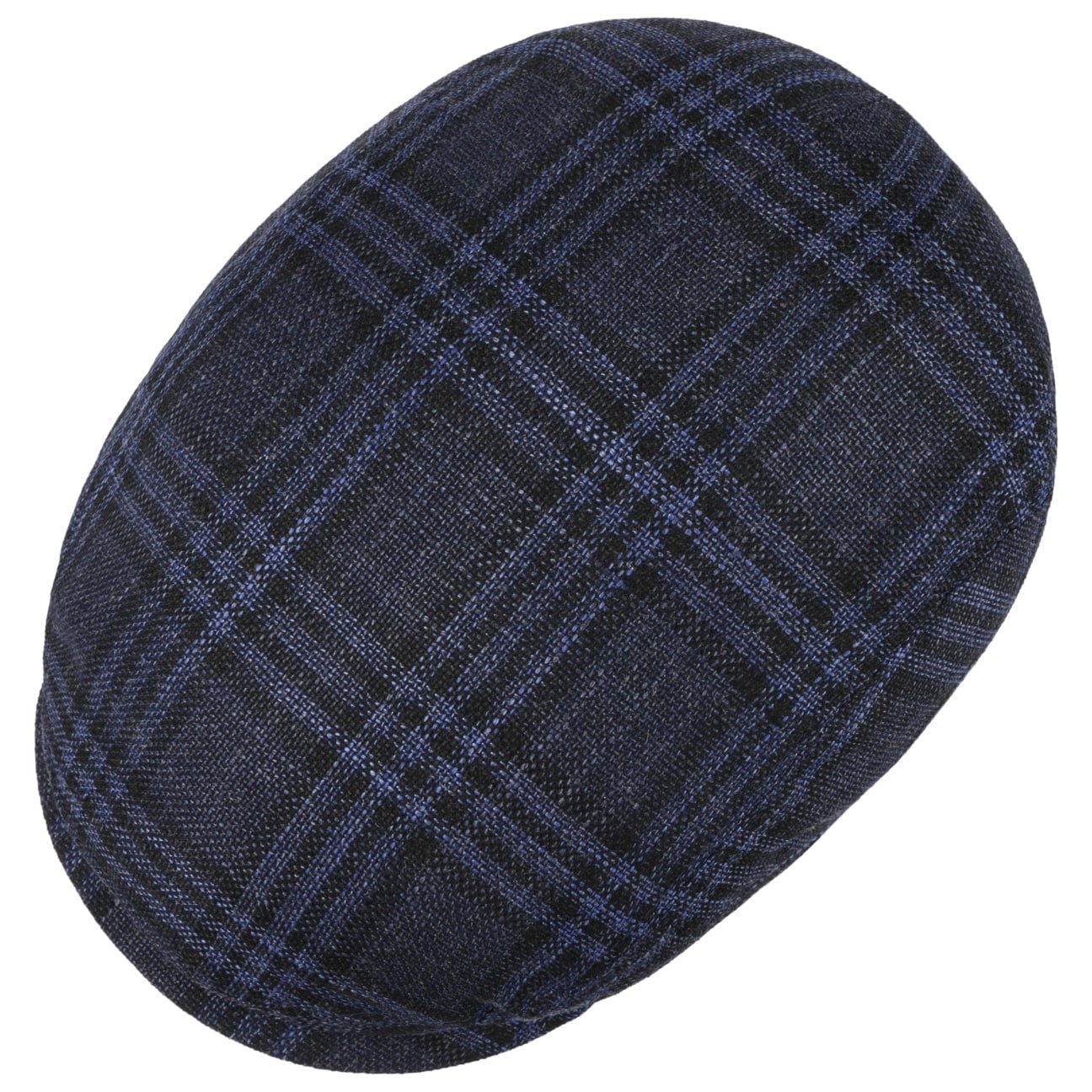 Driver Cap Check Virgin Wool/Silk by JJ Hats - JJ Hat Center ®